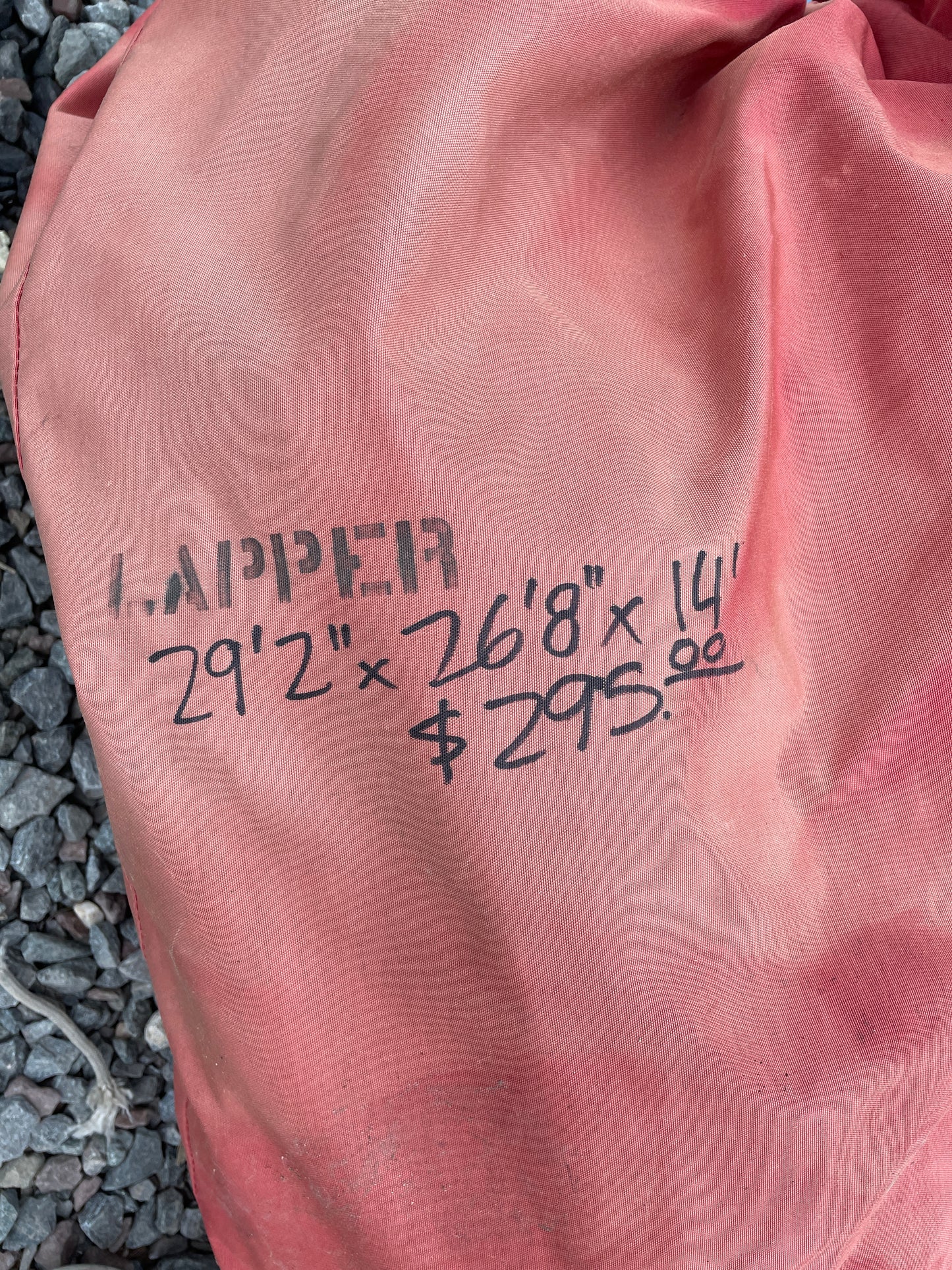 Lapper Sail- 29’2” x 26’8” x 14’