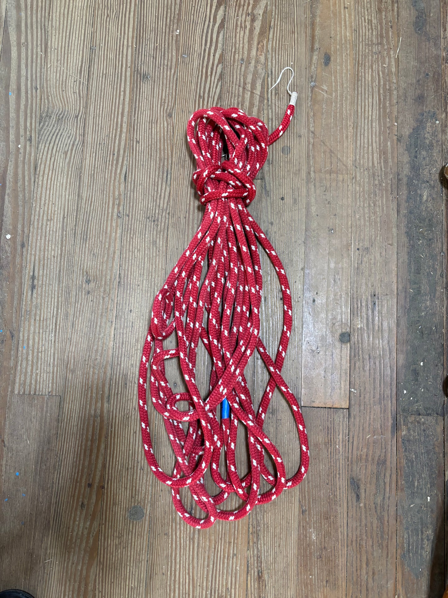 Red & White Halyard Line - 40' x 1/2"