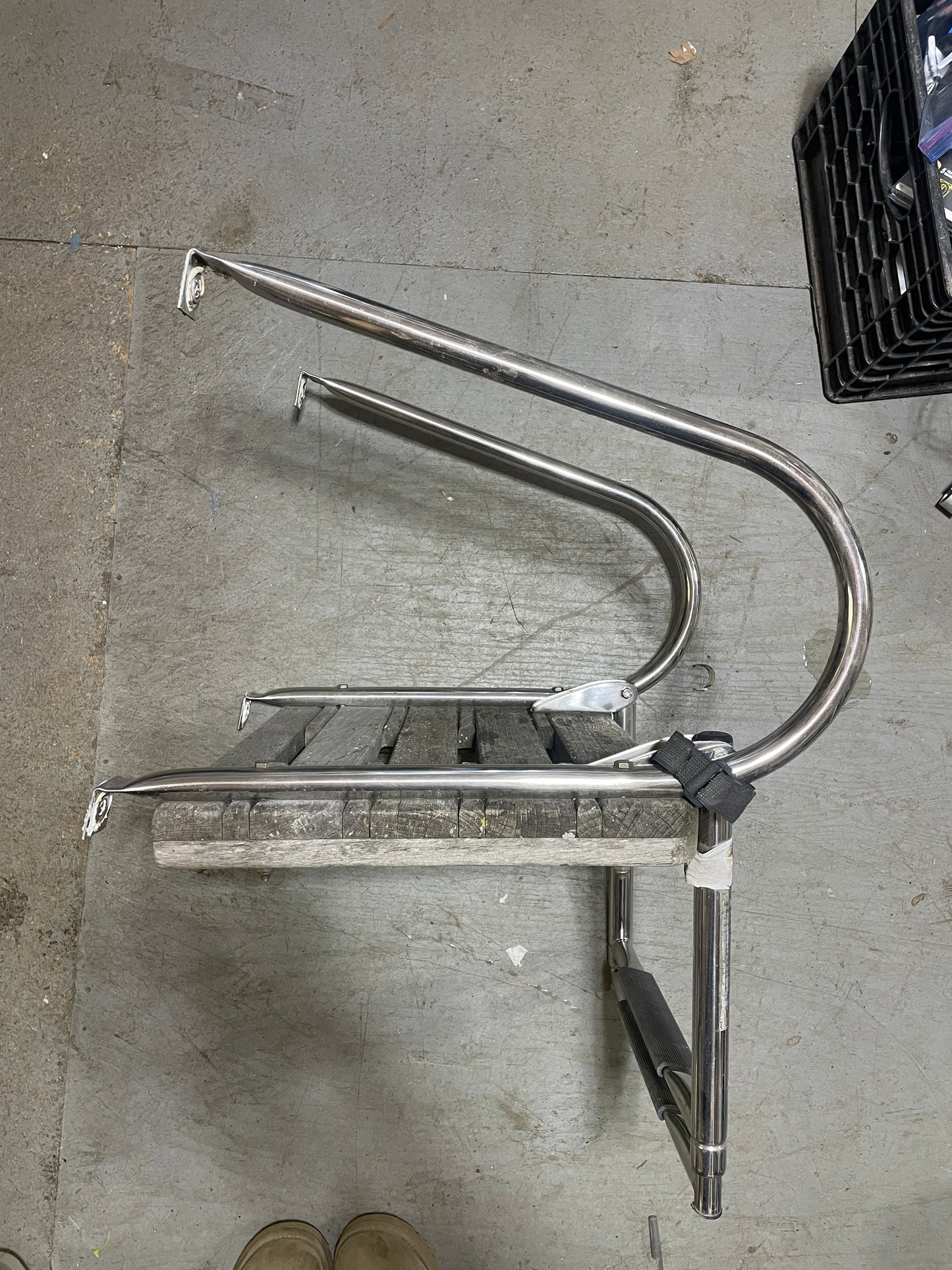 Ericson 27 Boarding Ladder With Swim Platform