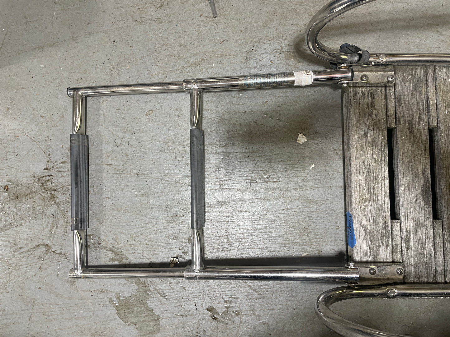 Ericson 27 Boarding Ladder With Swim Platform
