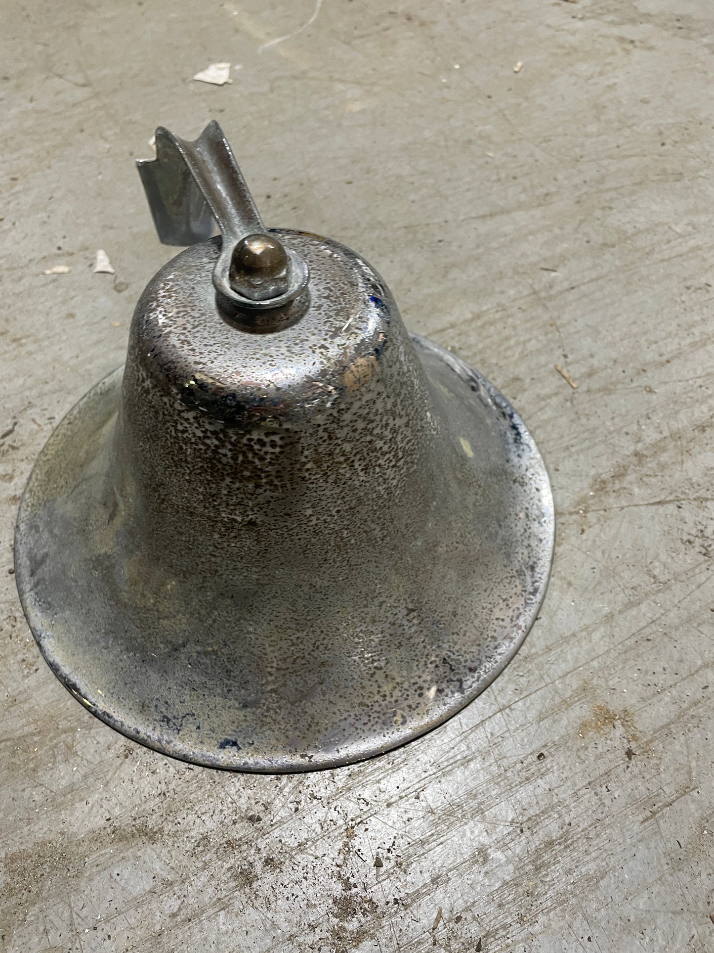 Large Stainless Ships Bell W/ Bracket- 8”