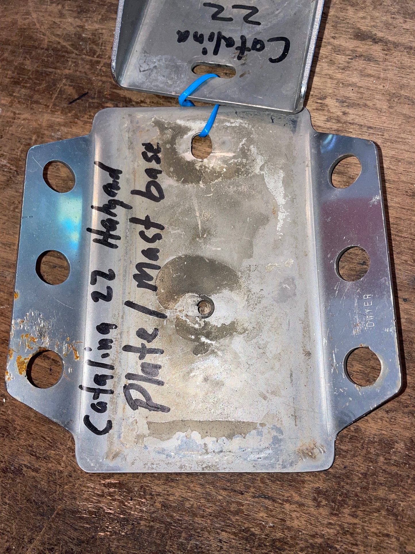 Catalina 22 Mast Plate & Step