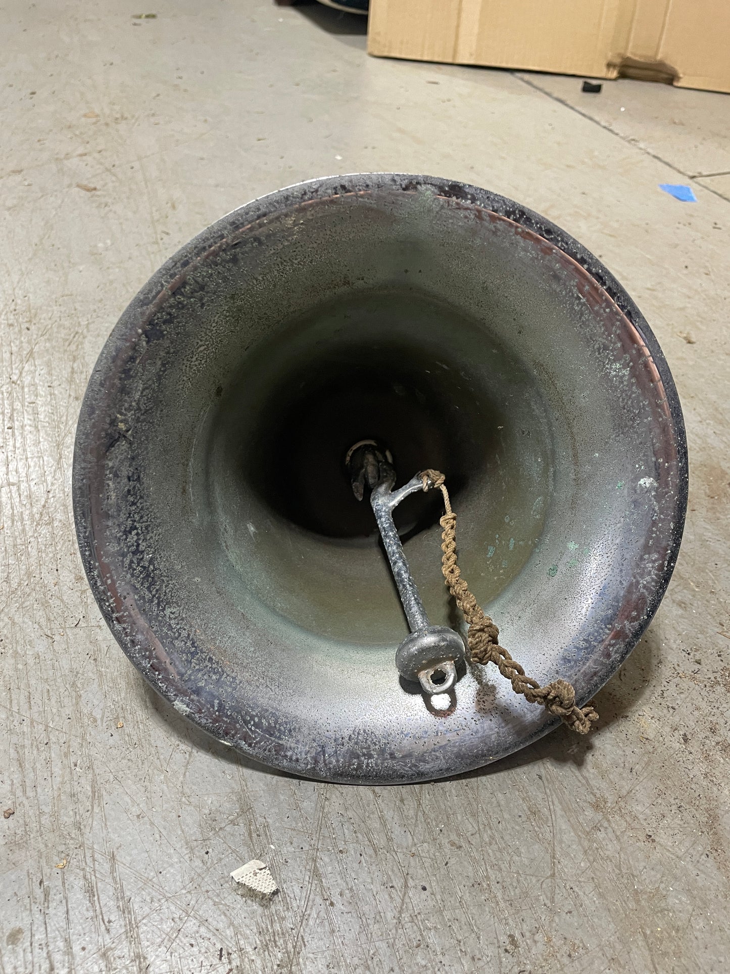 Large Stainless Ships Bell W/ Bracket- 8”