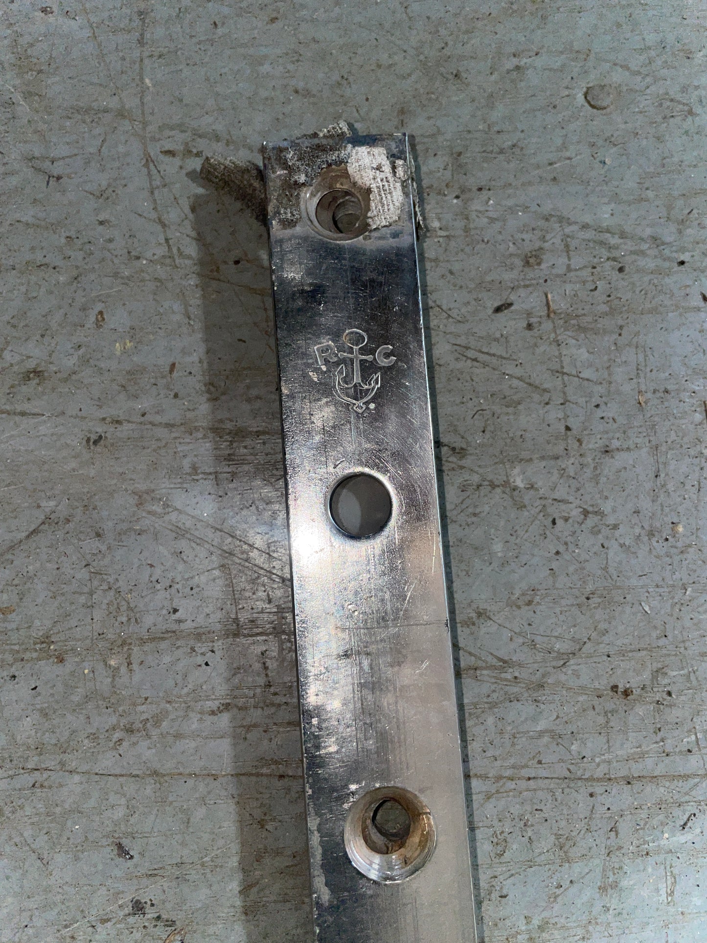 RC Stainless Steel T- Track 16” Long - 1” Track
