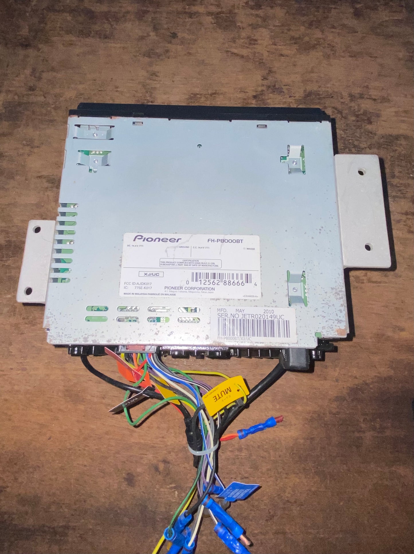 Pioneer FH-P8000BT Bluetooth Radio