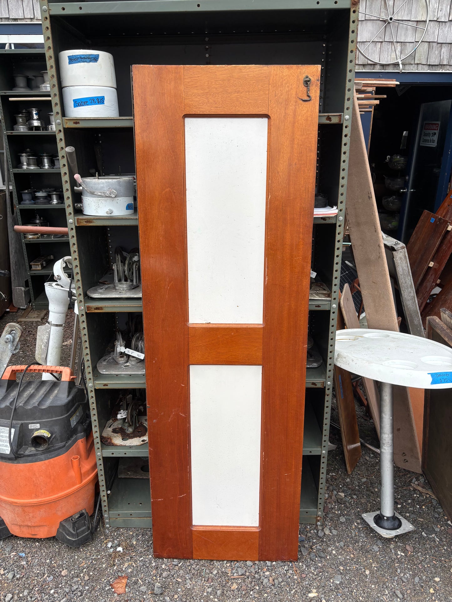 1934 Eisenhower 50' Interior Head Door -- 68 1/8" Long x 22" Wide x 1 1/8" Thick -- #58