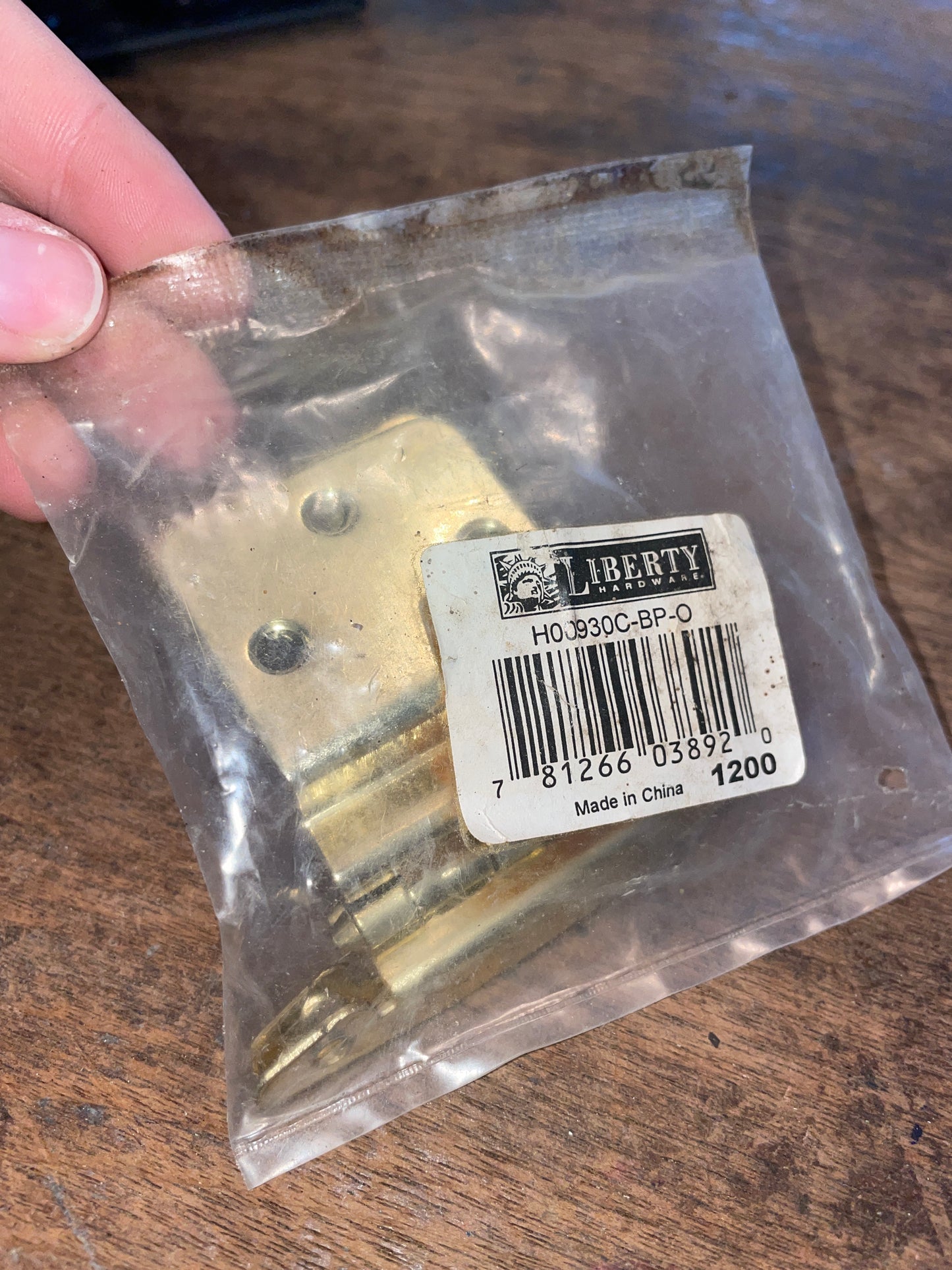 PAIR Liberty Hardware Gold Hinges- NEW