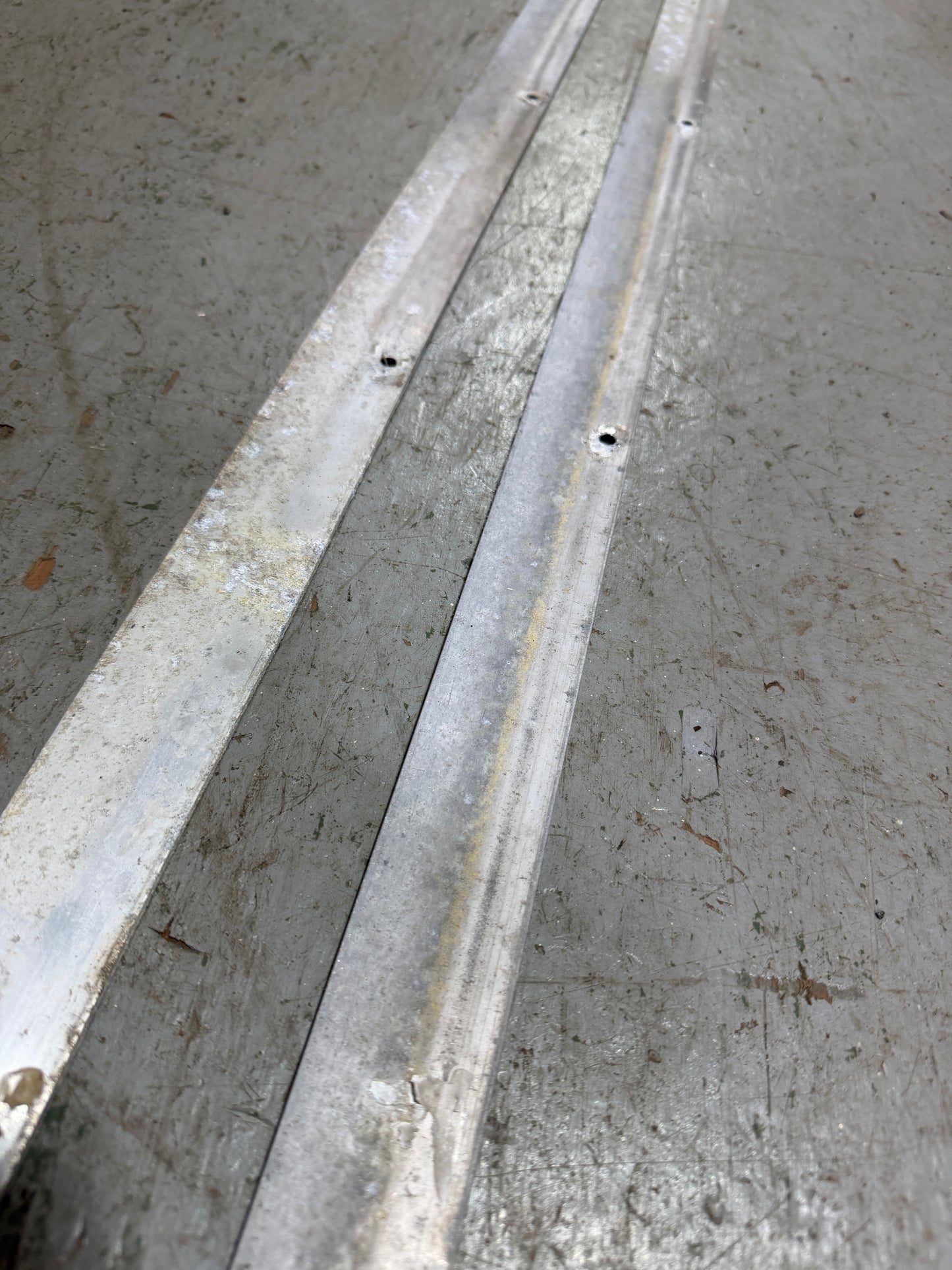 Pearson 10M - Aluminum Hatch Slide Track - 59 1/2" Long x 1 1/2" Width