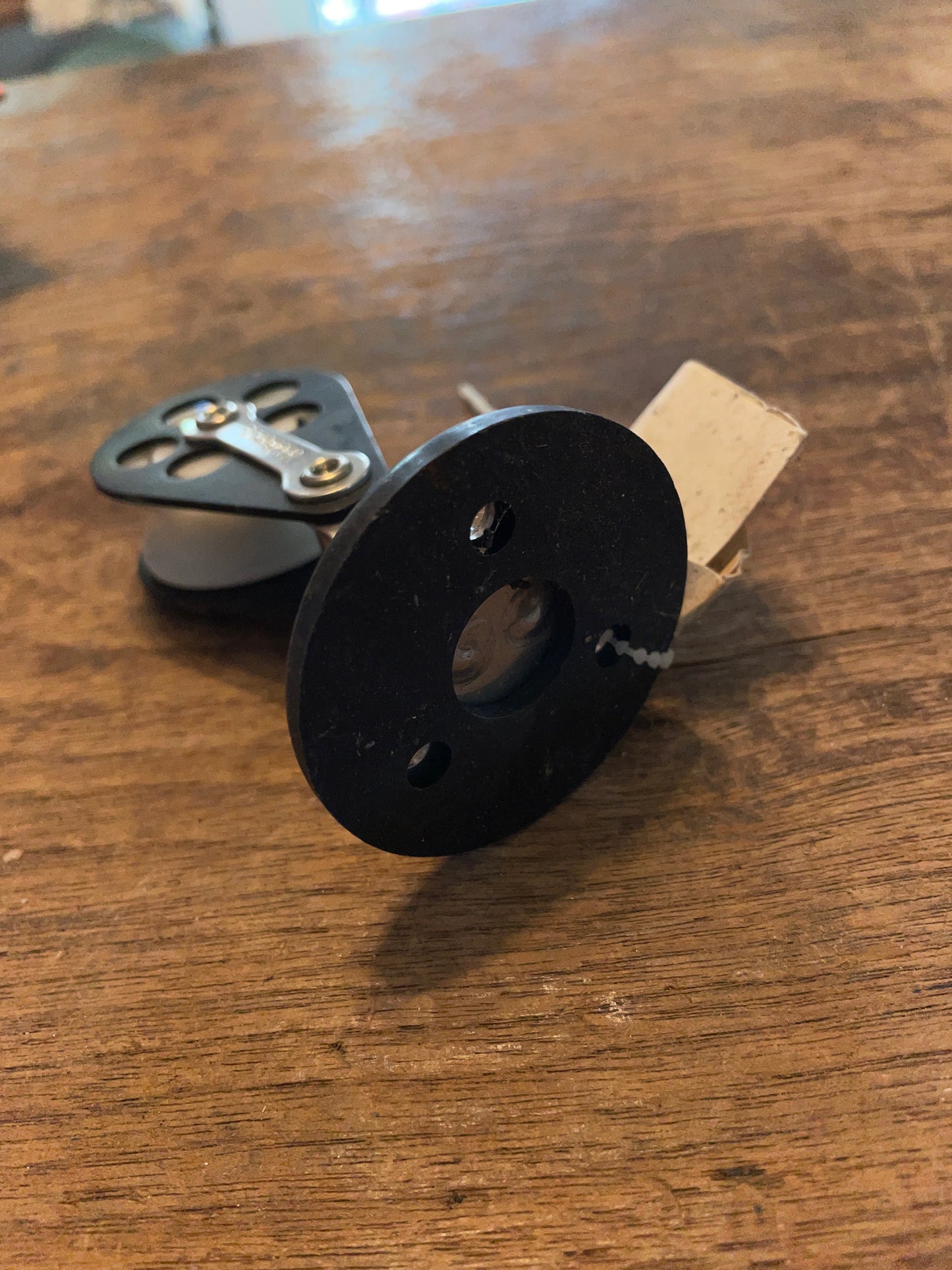 Schaefer 1 9/16” Sheave Block On Deck Plate; 7/16” Line NEW