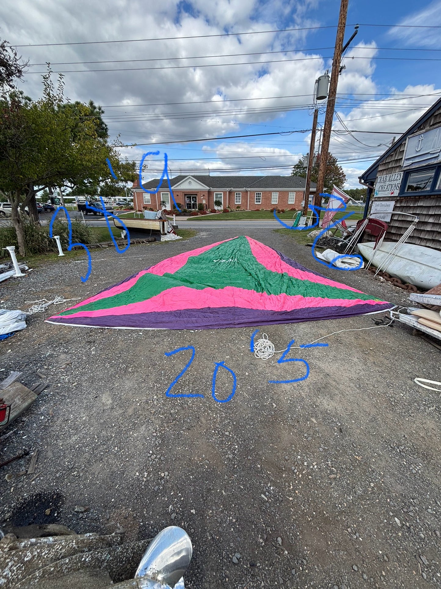 Assymetrical Spinnaker OFF Tartan 33 - 38'9" x 36' x 20'5"