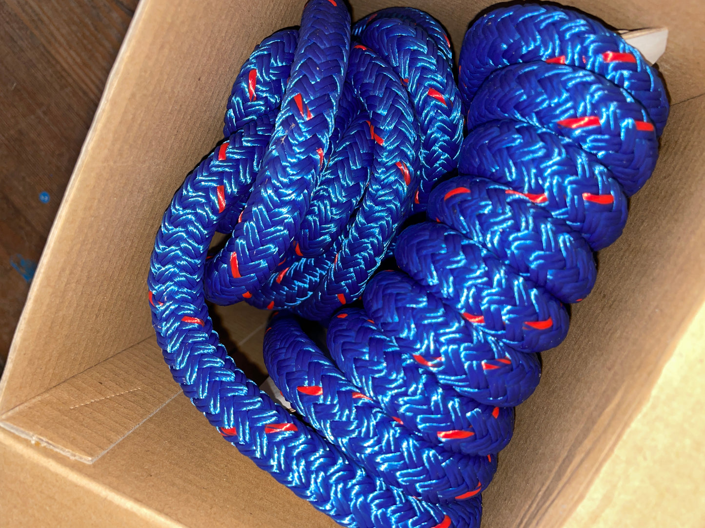 West Marine 1/2” x 25’ Double Braided Dock Line- NEW