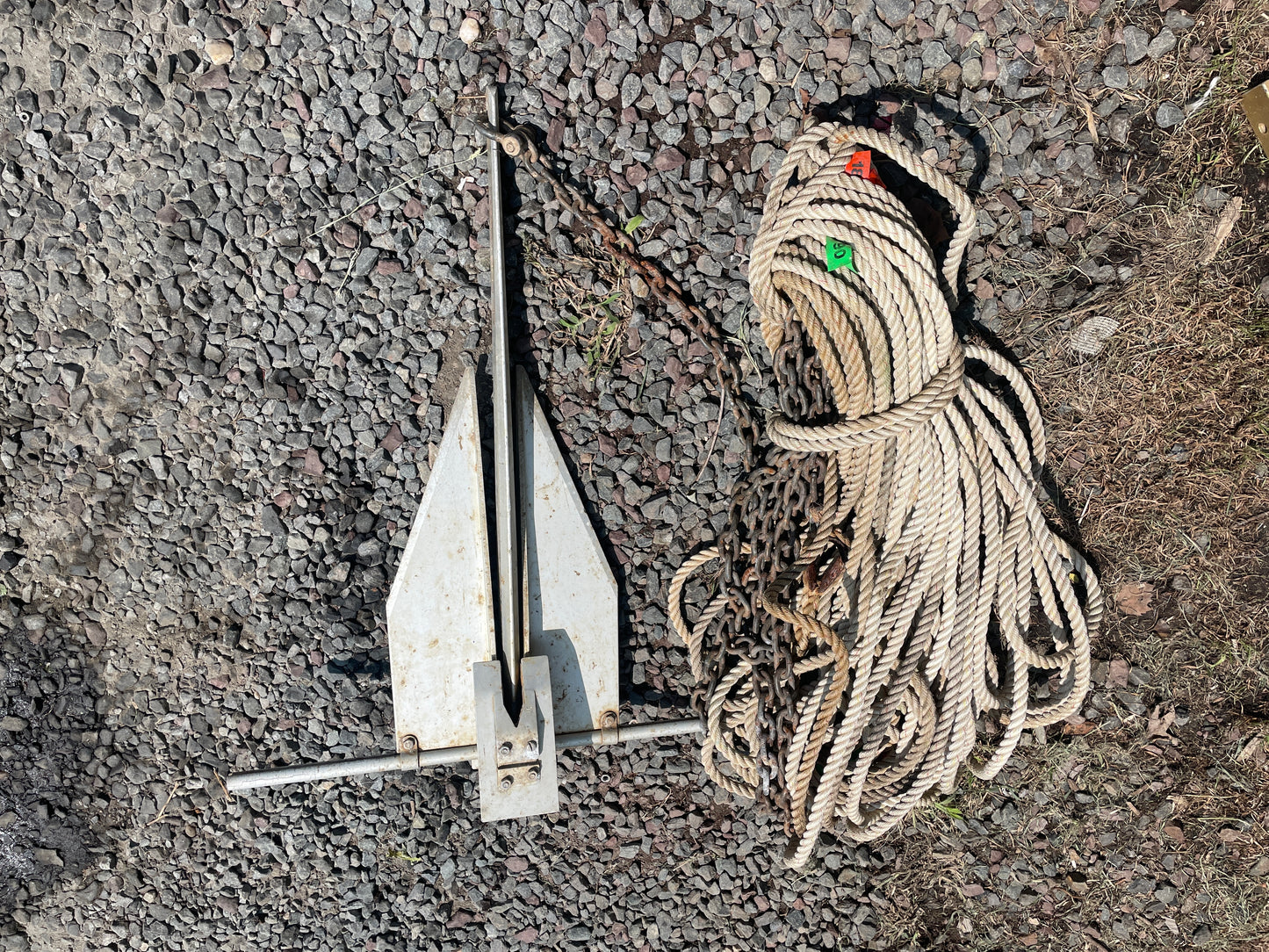 Fortress FX16 Anchor With Approx 200’ Line & 15’4” OF G4 Chain