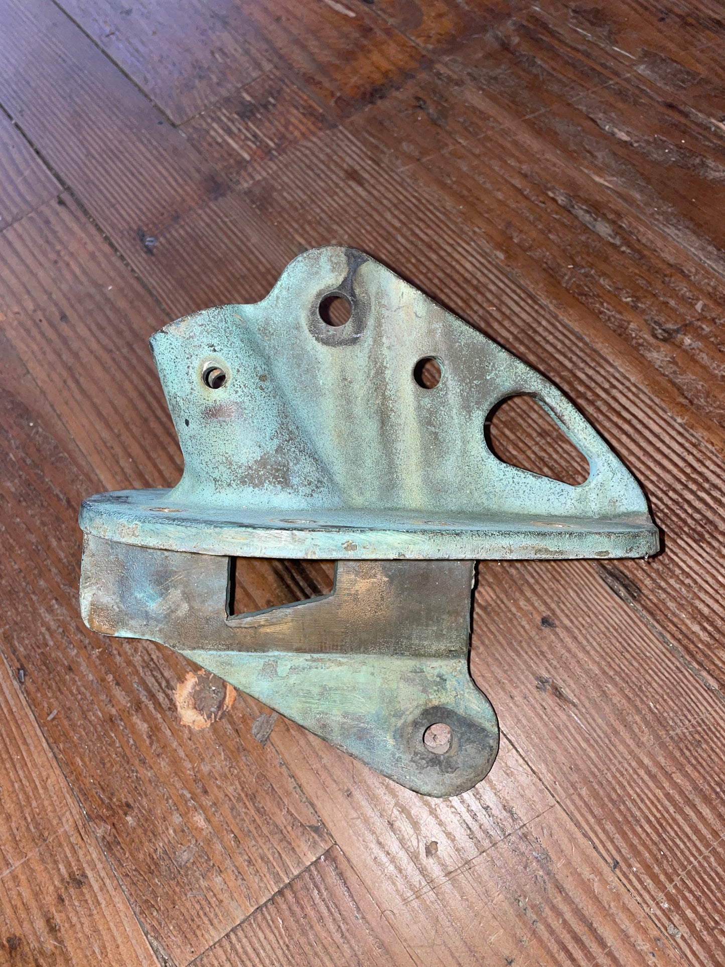 Solid Bronze Cape Dory Chain Plate & Bow Railing Mount