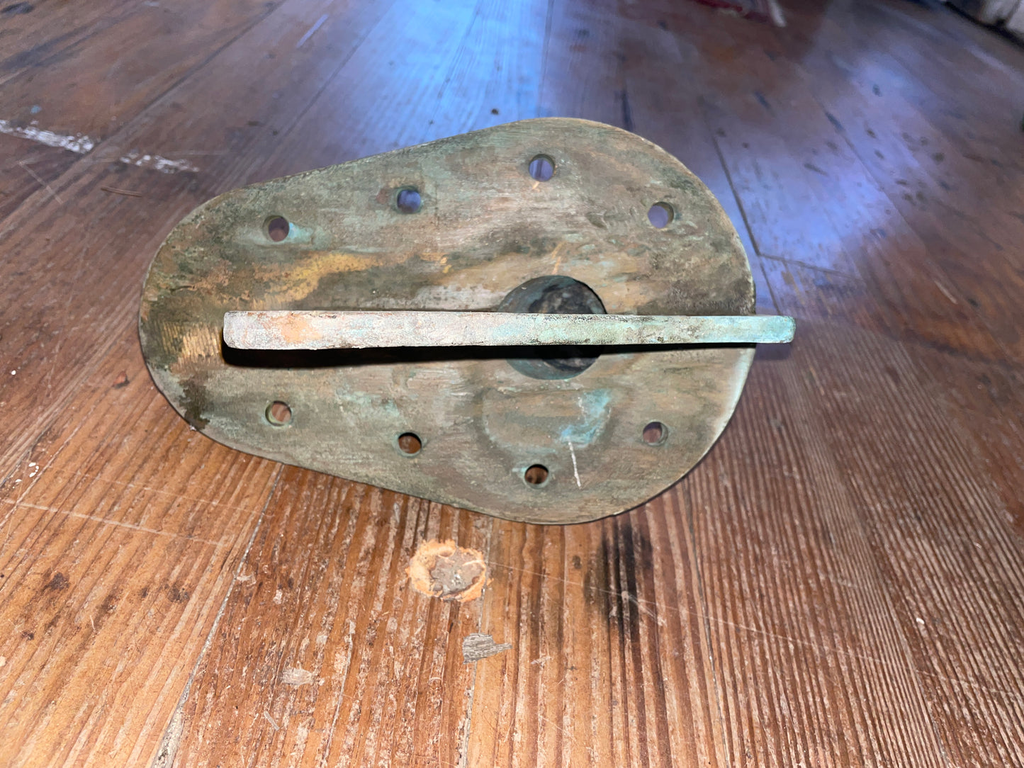 Solid Bronze Cape Dory Chain Plate & Bow Railing Mount