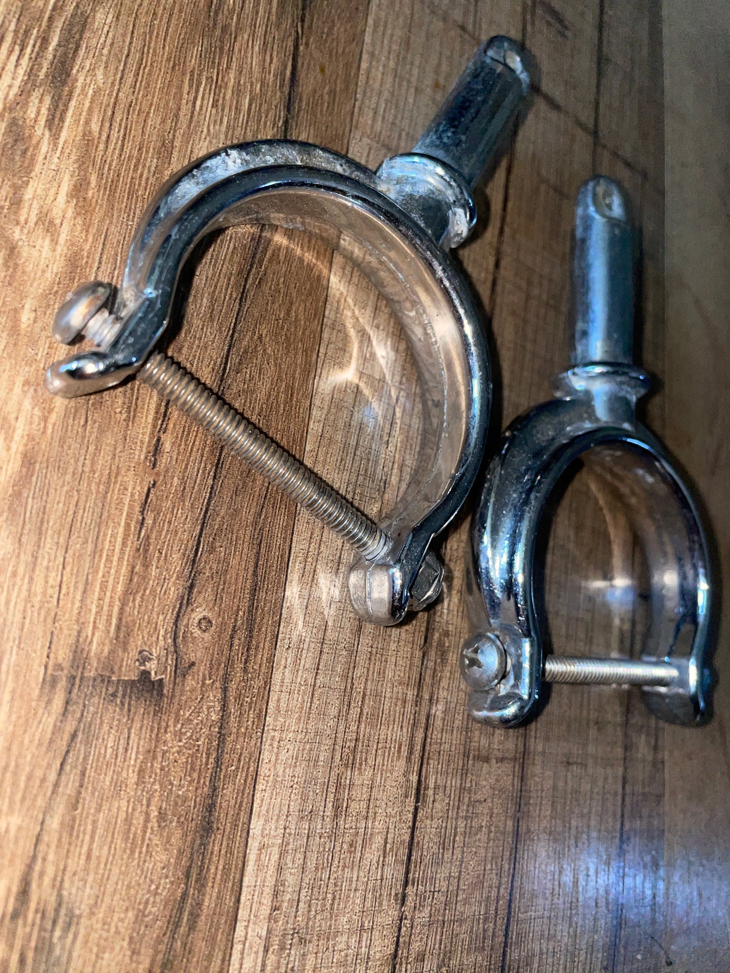 PAIR Chromed Oar Locks