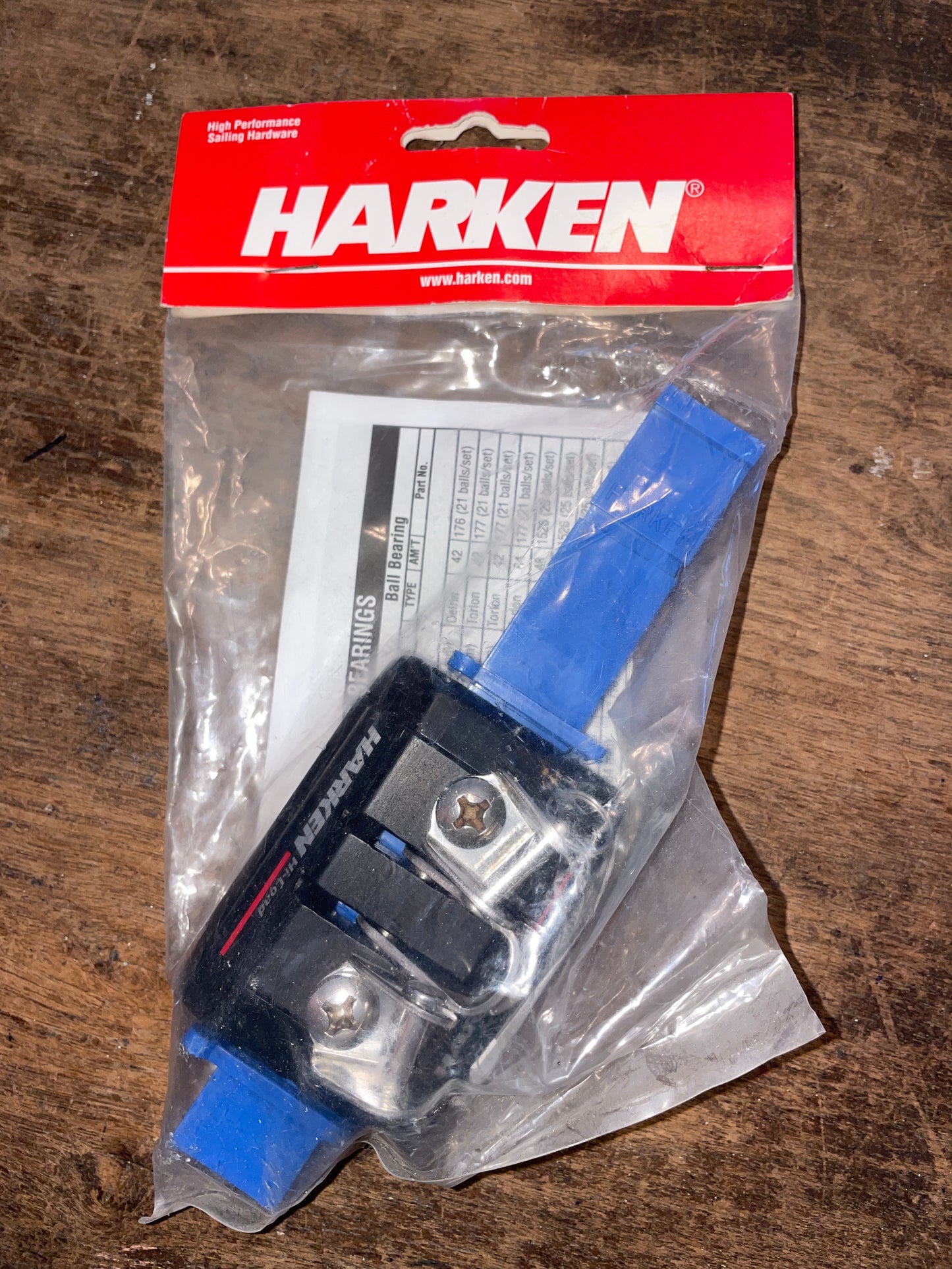 Harken Small Boat Hi-Load Traveller Car W/ Shackle & Swivel- NEW