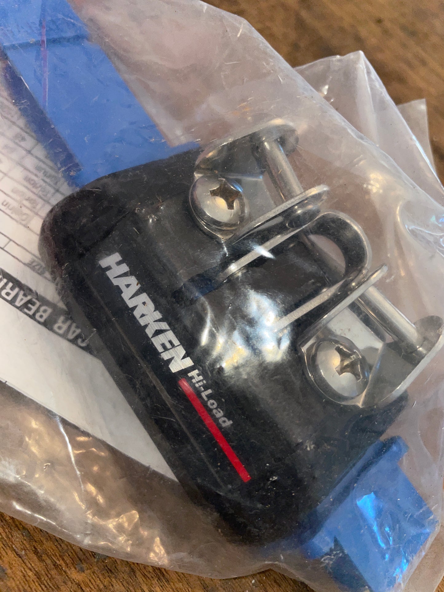 Harken Small Boat Hi-Load Traveller Car W/ Shackle & Swivel- NEW