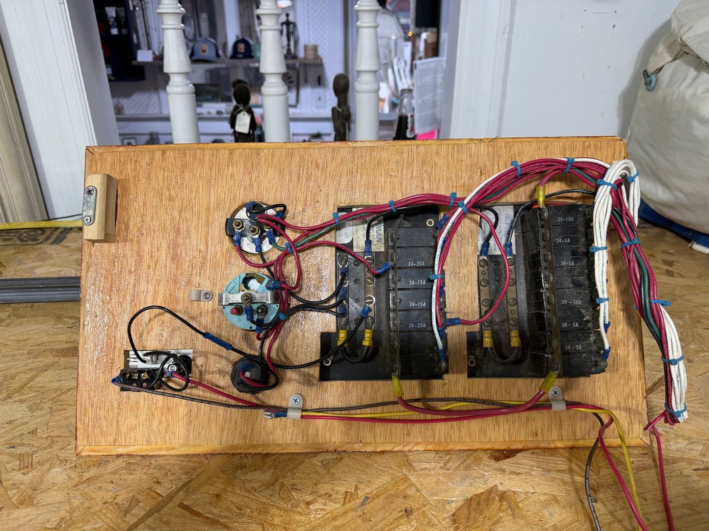 Newmar Panels, Bilge Switch & Gauges Board - Alberg 30