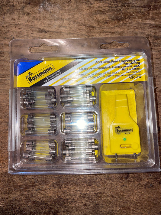 Bussmann AGC Glass Fuse Emergency Kit