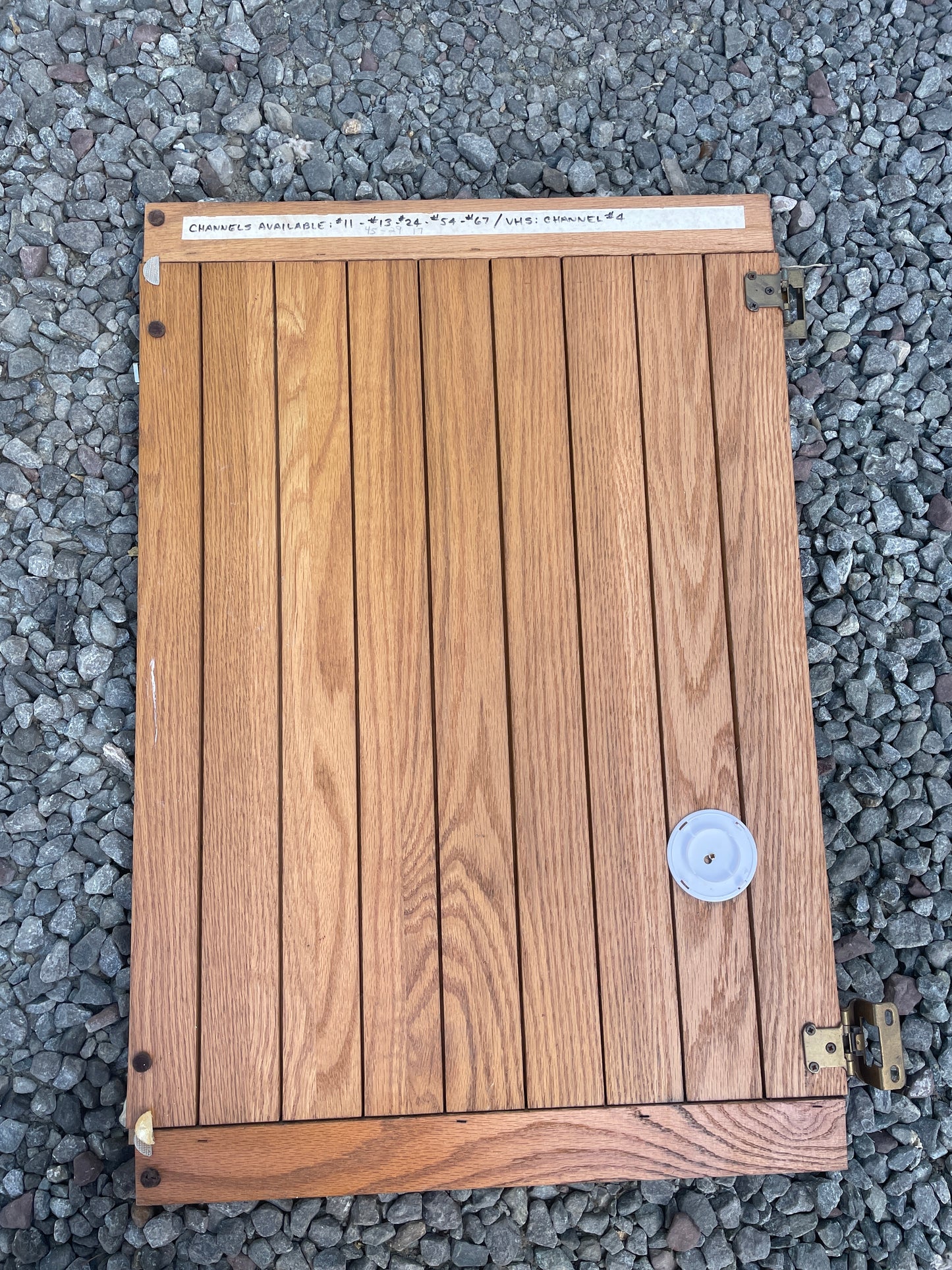 Beautiful Wooden Interior Door OFF 34’ Chris Craft Constellation - 28 1/8” Long x 19 1/4” Wide x 3/4” Thick #167