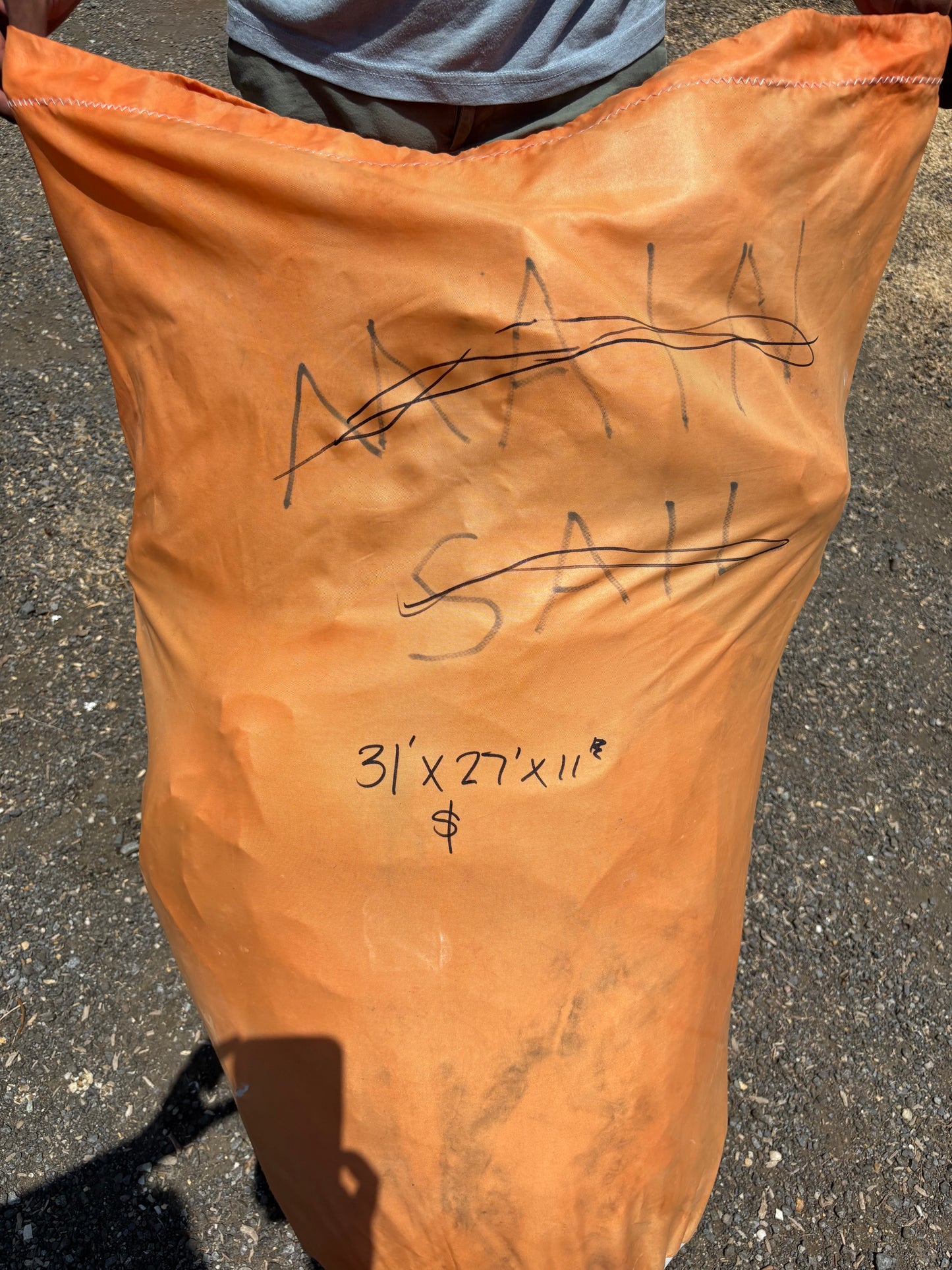 Irwin 10/4 Mainsail — 27’ Luff x 31’ Leech x 11’ Foot