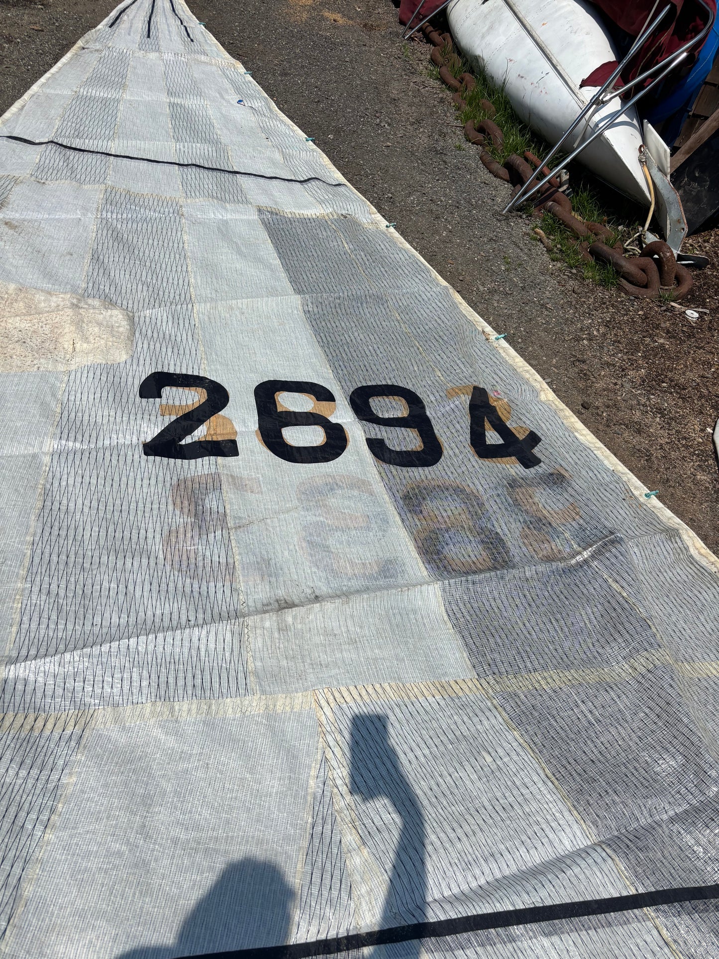 AS IS — Symmetrical Performance Sail - 32’ 10” x 32’ 10” x 17’ 10”