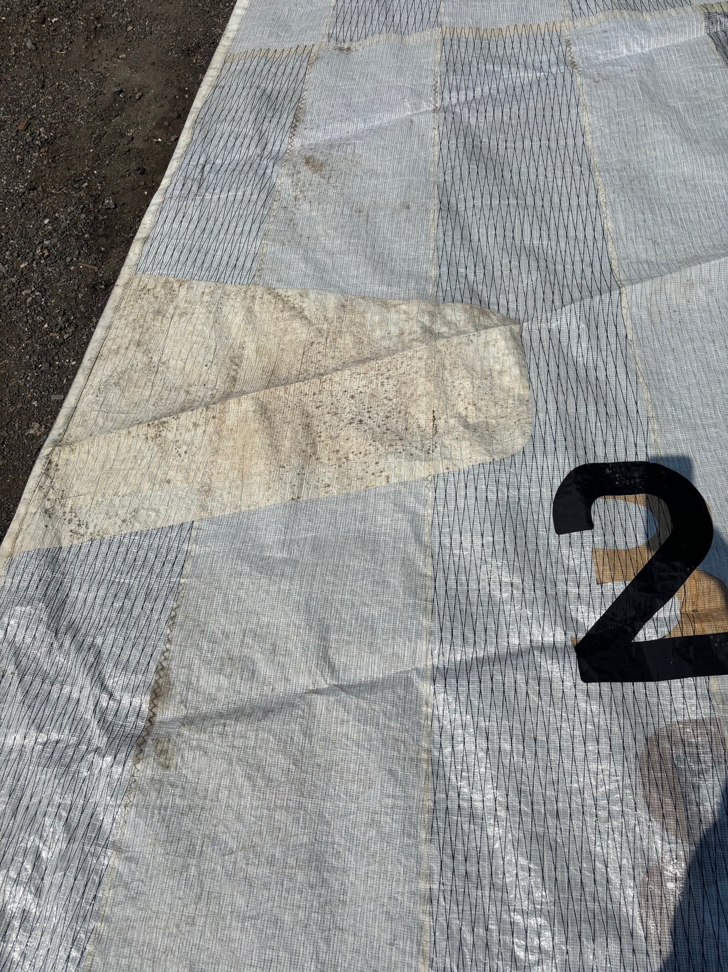 AS IS — Symmetrical Performance Sail - 32’ 10” x 32’ 10” x 17’ 10”