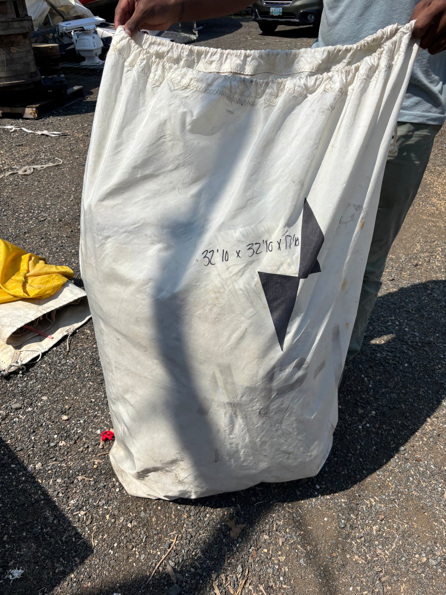 AS IS — Symmetrical Performance Sail - 32’ 10” x 32’ 10” x 17’ 10”