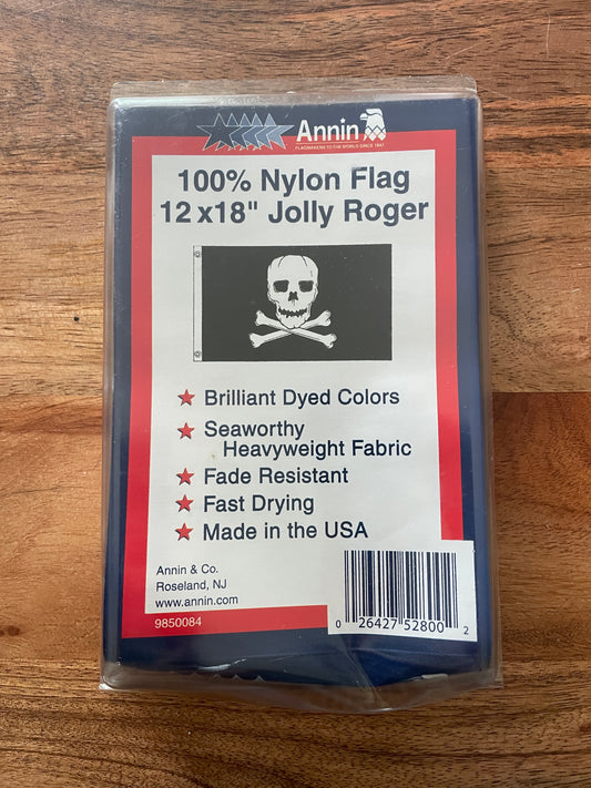 12” x 18” Jolly Roger Flag NEW