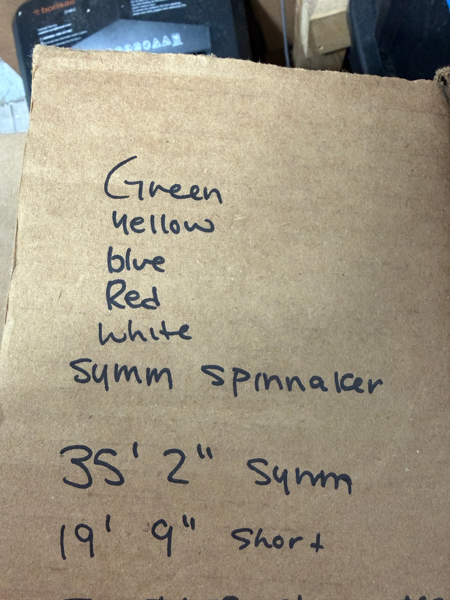 Tri Star 1.5oz Symmetrical Spinnaker - 35'2" x 35'2" x 19'9" Foot