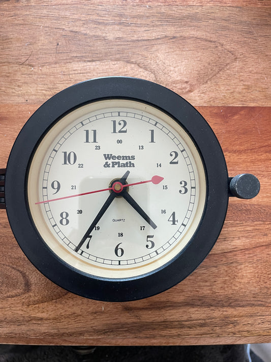 Weems & Plath Plastic Clock