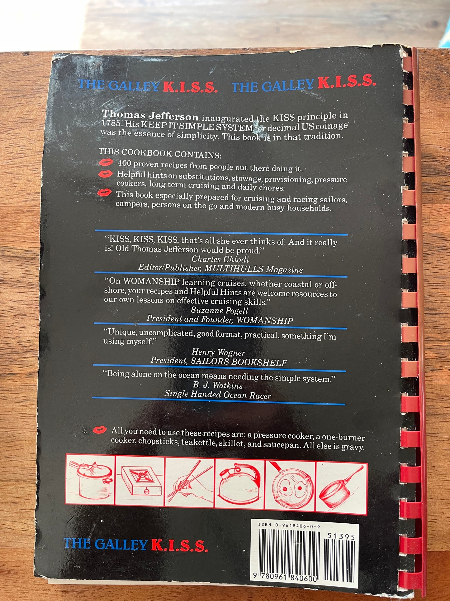 The Galley K.I.S.S. Cooking Book BY CORINNE C. KANTER