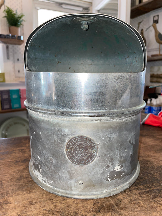 Vintage Kelvin White Compass Housing