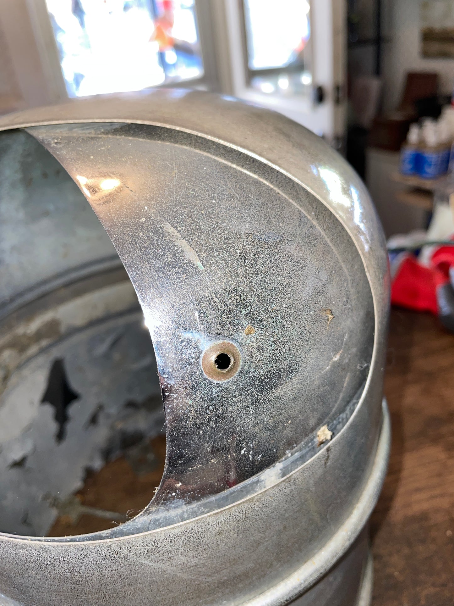 Vintage Kelvin White Compass Housing