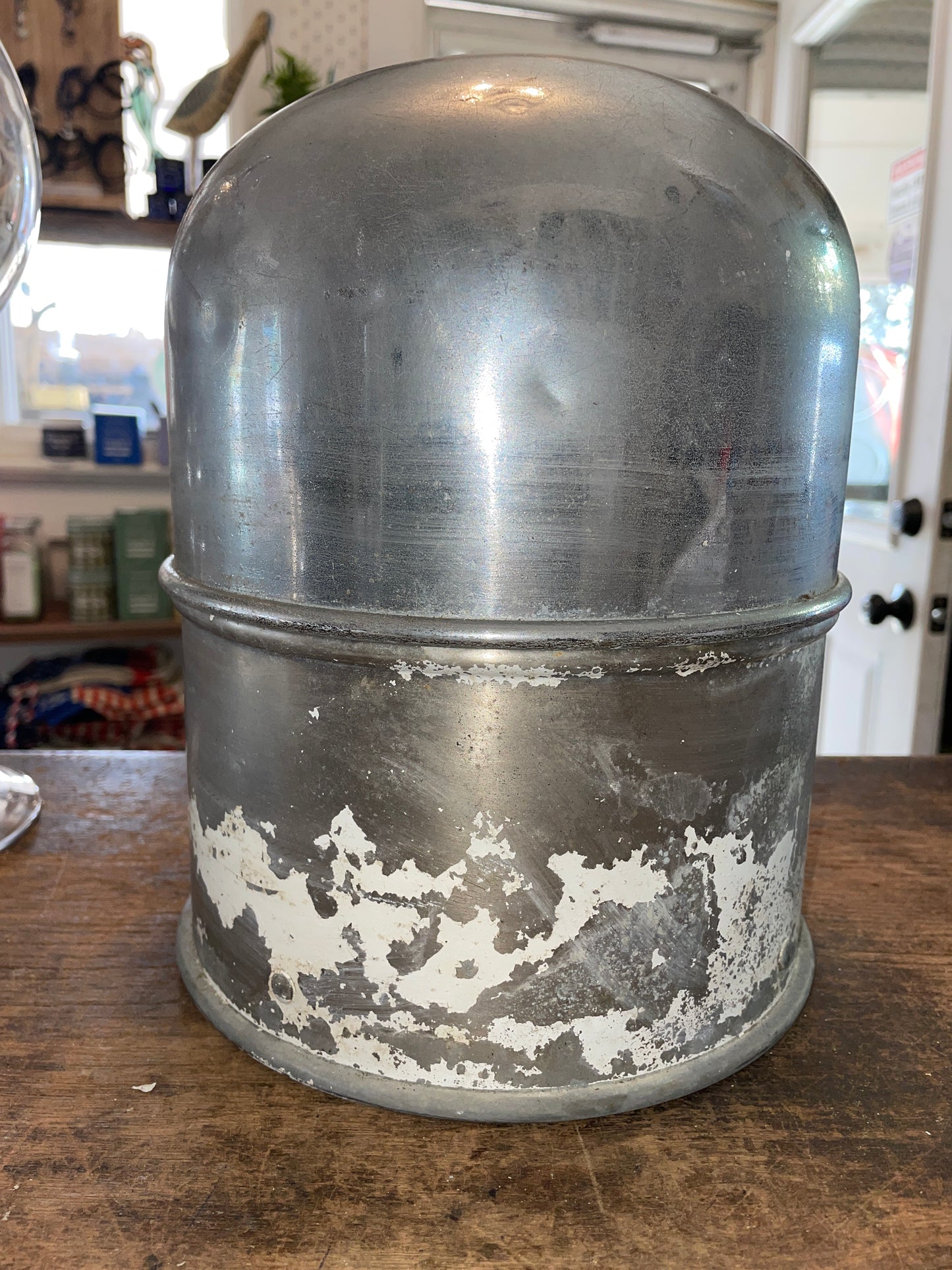 Vintage Kelvin White Compass Housing