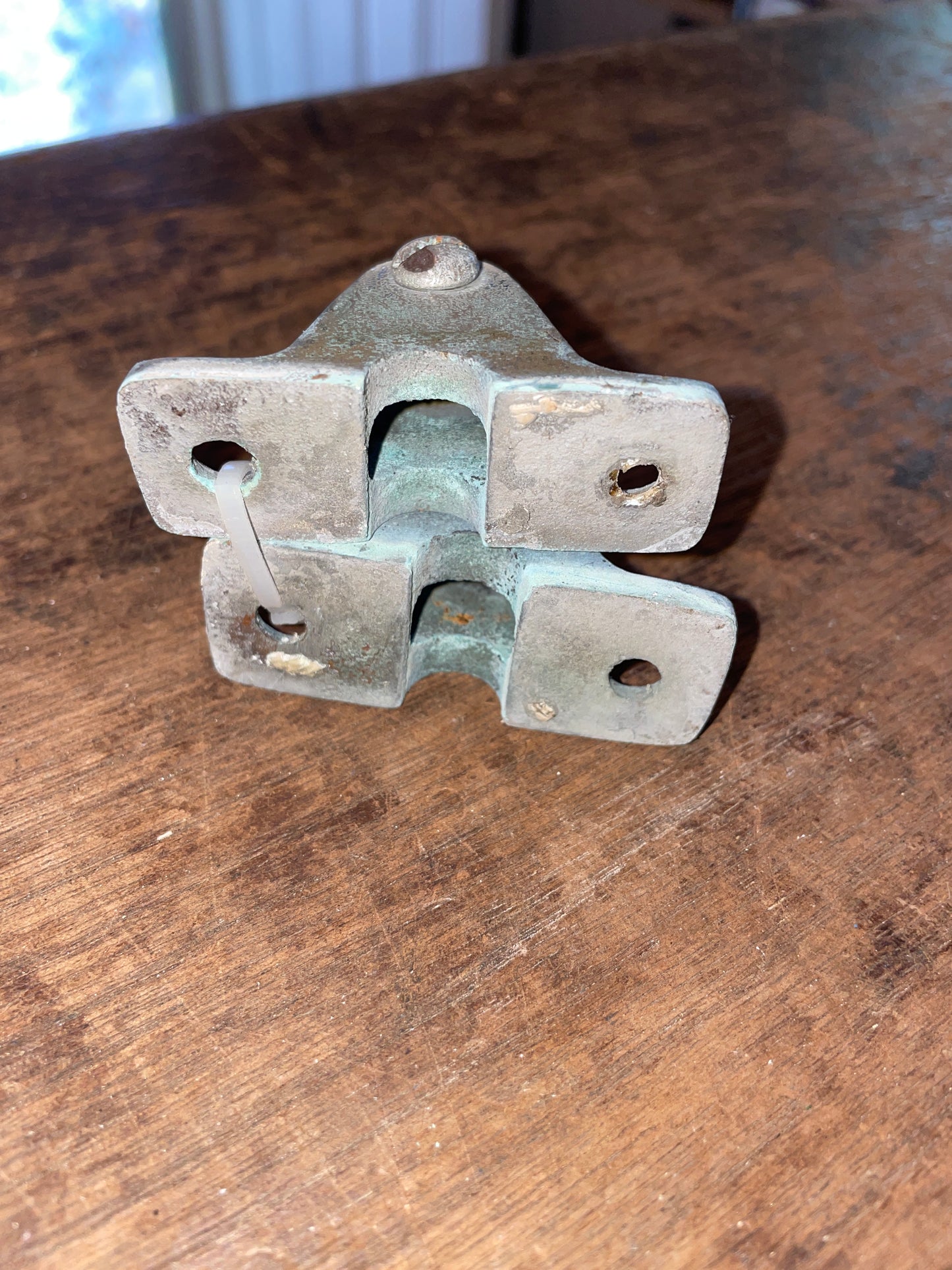 PAIR Bronze Angled Bimini Deck Hinges