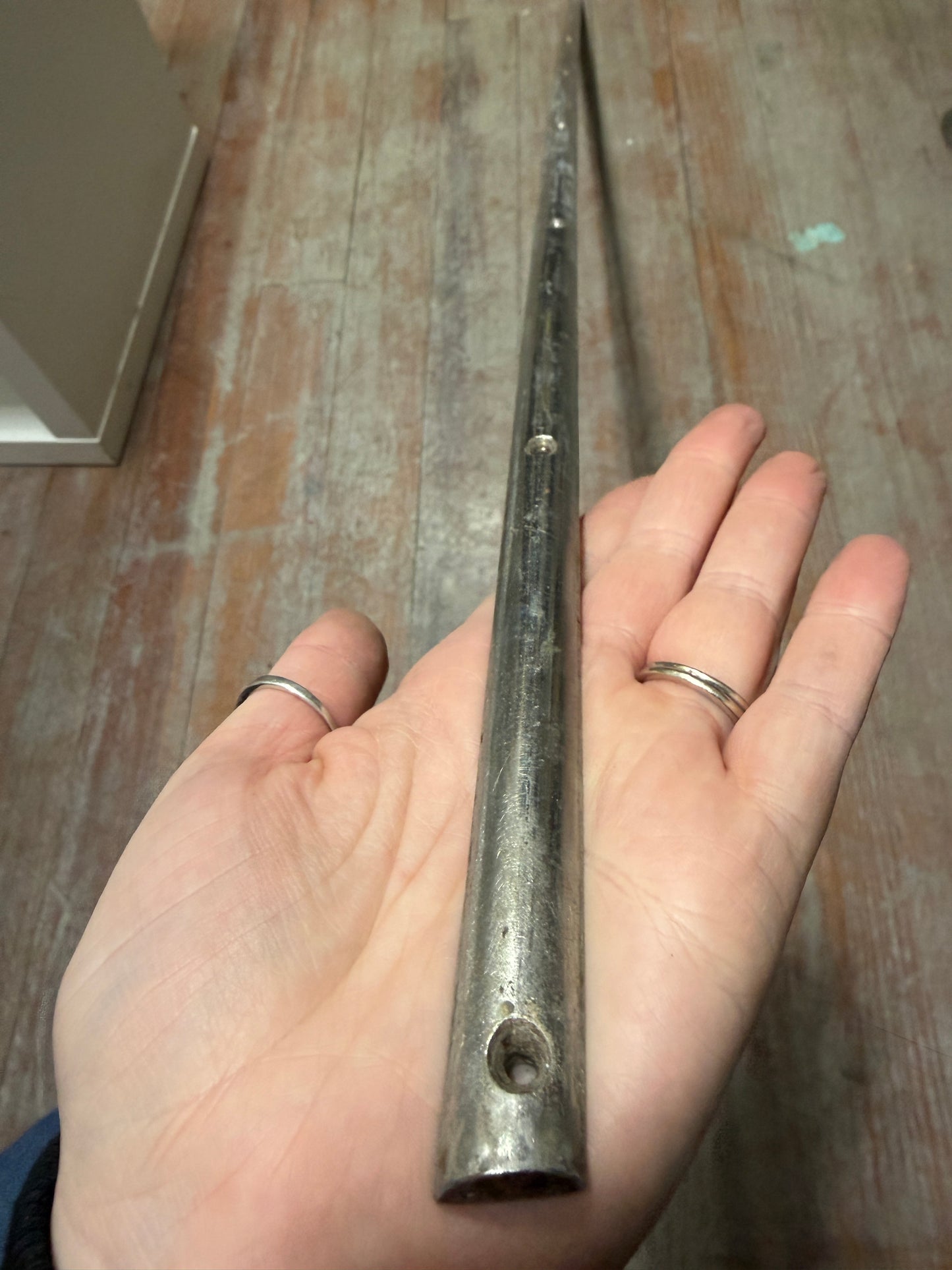 41" Long Stainless Steel Rub Guide