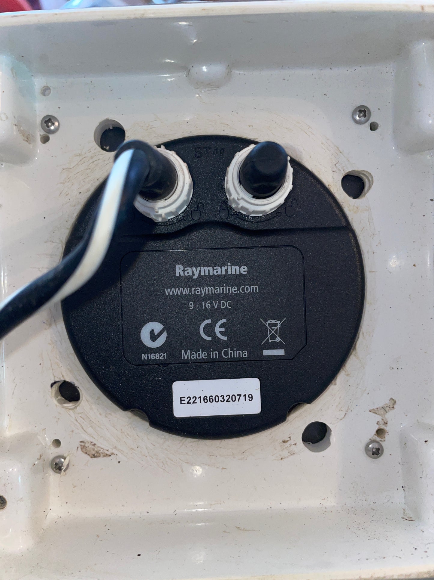 Raymarine Instrument With Windvane, Smart-pilot X5, Navpod, And Pedestal Guard Mounting Bracket