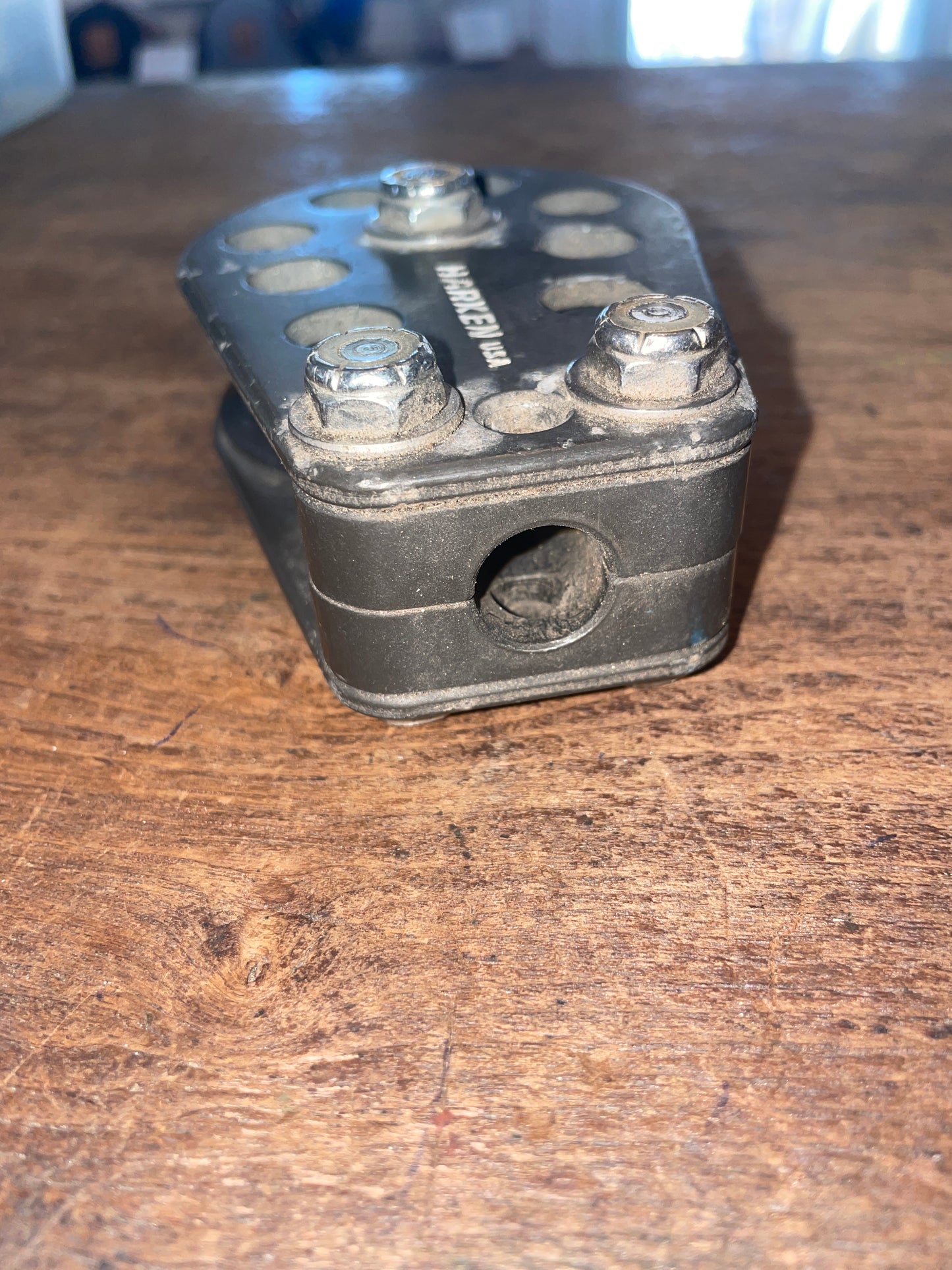 Large Harken 3” Sheave Single Block - 5/8” Line