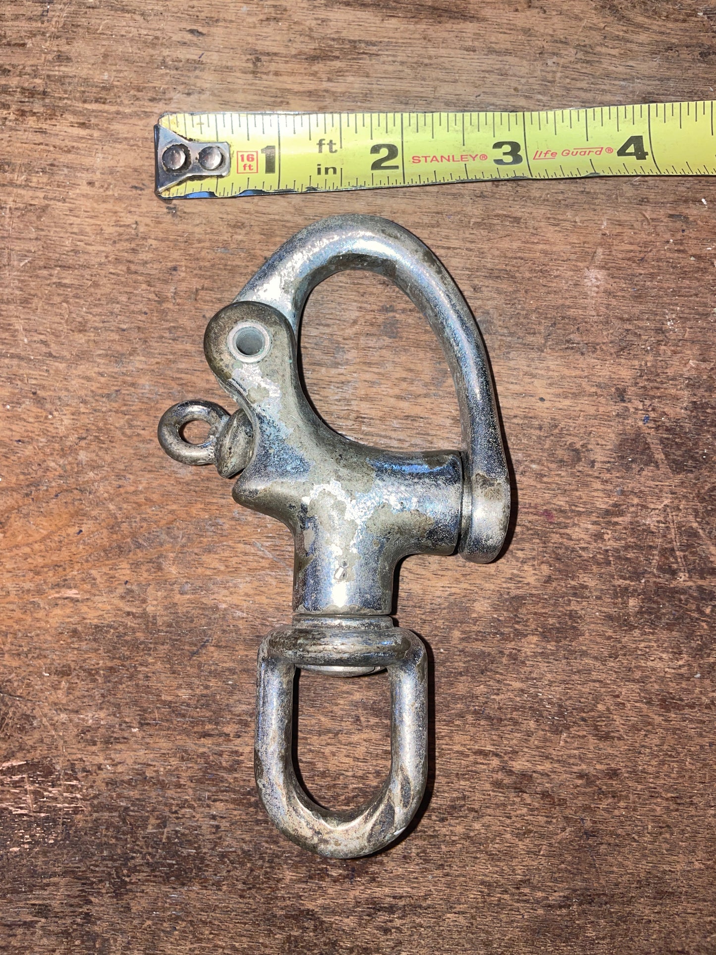 Large Bronze Swivel Shackle- 11/16” Eye