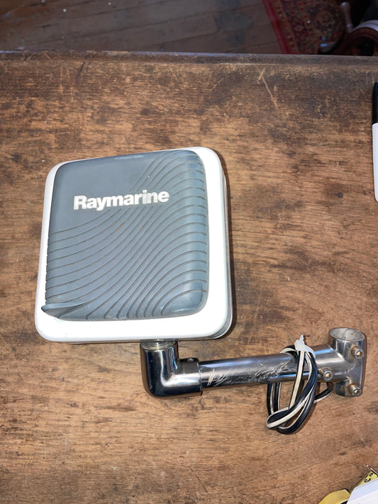Raymarine Instrument With Windvane, Smart-pilot X5, Navpod, And Pedestal Guard Mounting Bracket
