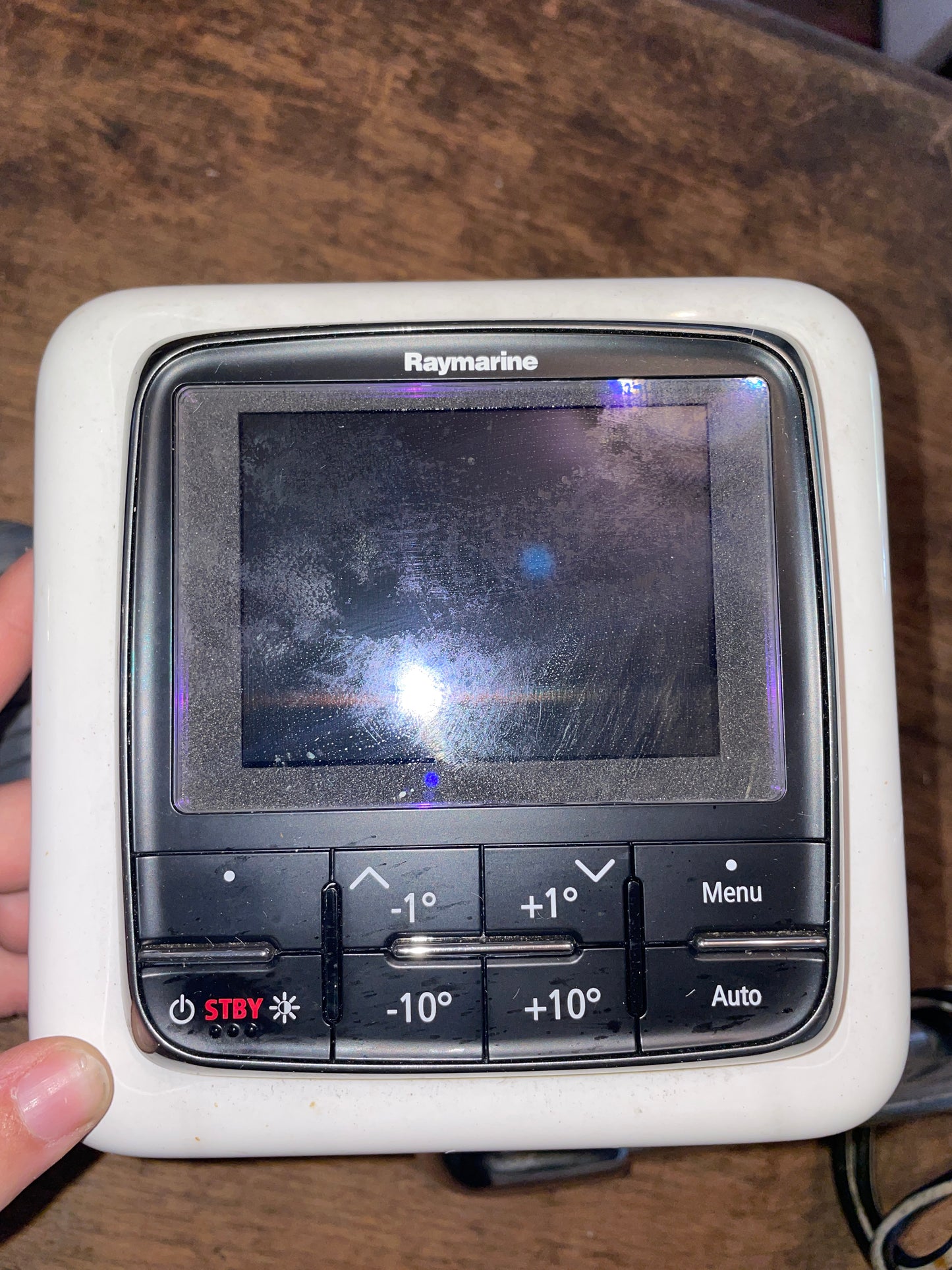 Raymarine Instrument With Windvane, Smart-pilot X5, Navpod, And Pedestal Guard Mounting Bracket