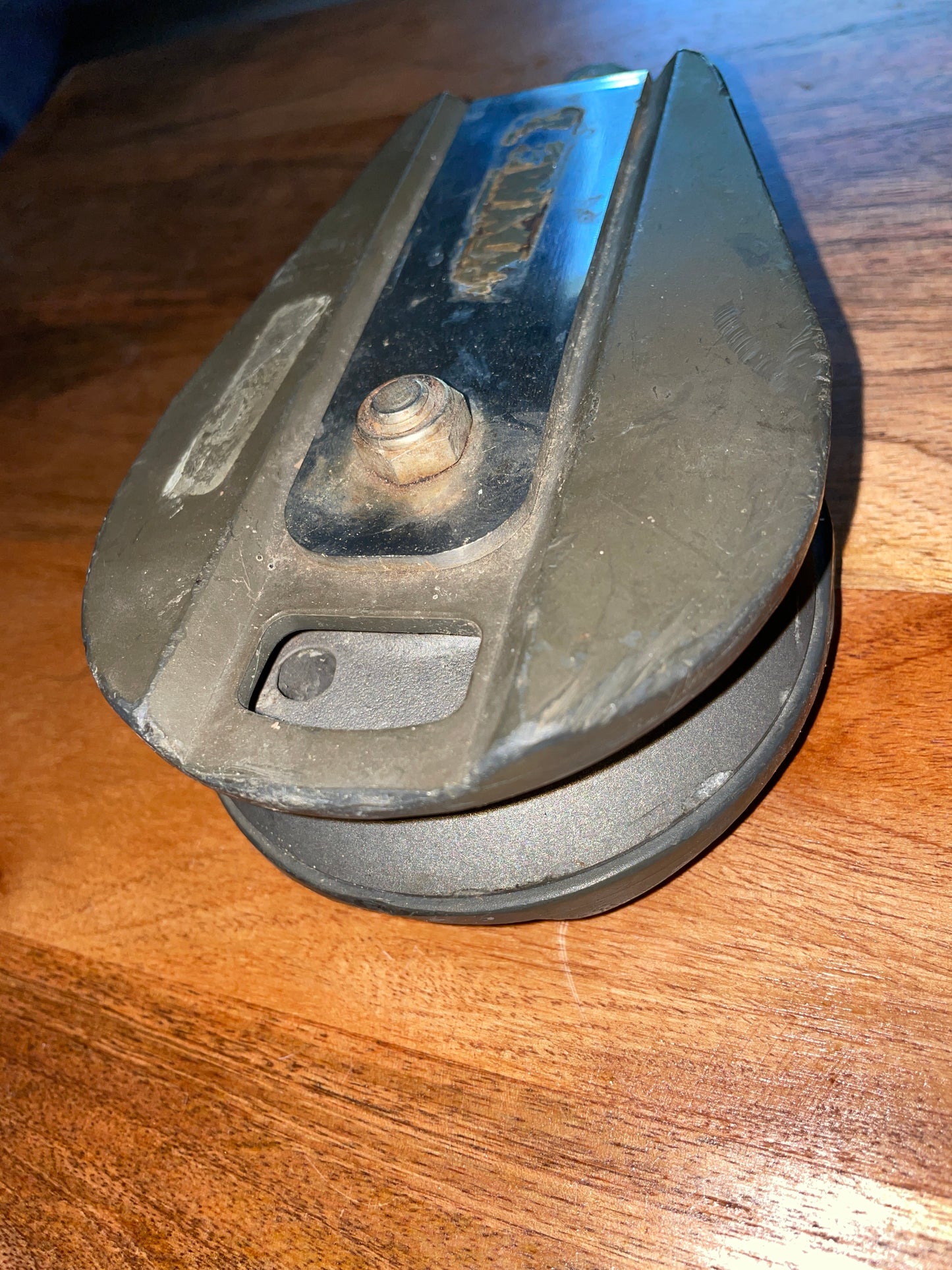 Large Lewmar 4 1/4” Single Fixed Block - 7/8” Line
