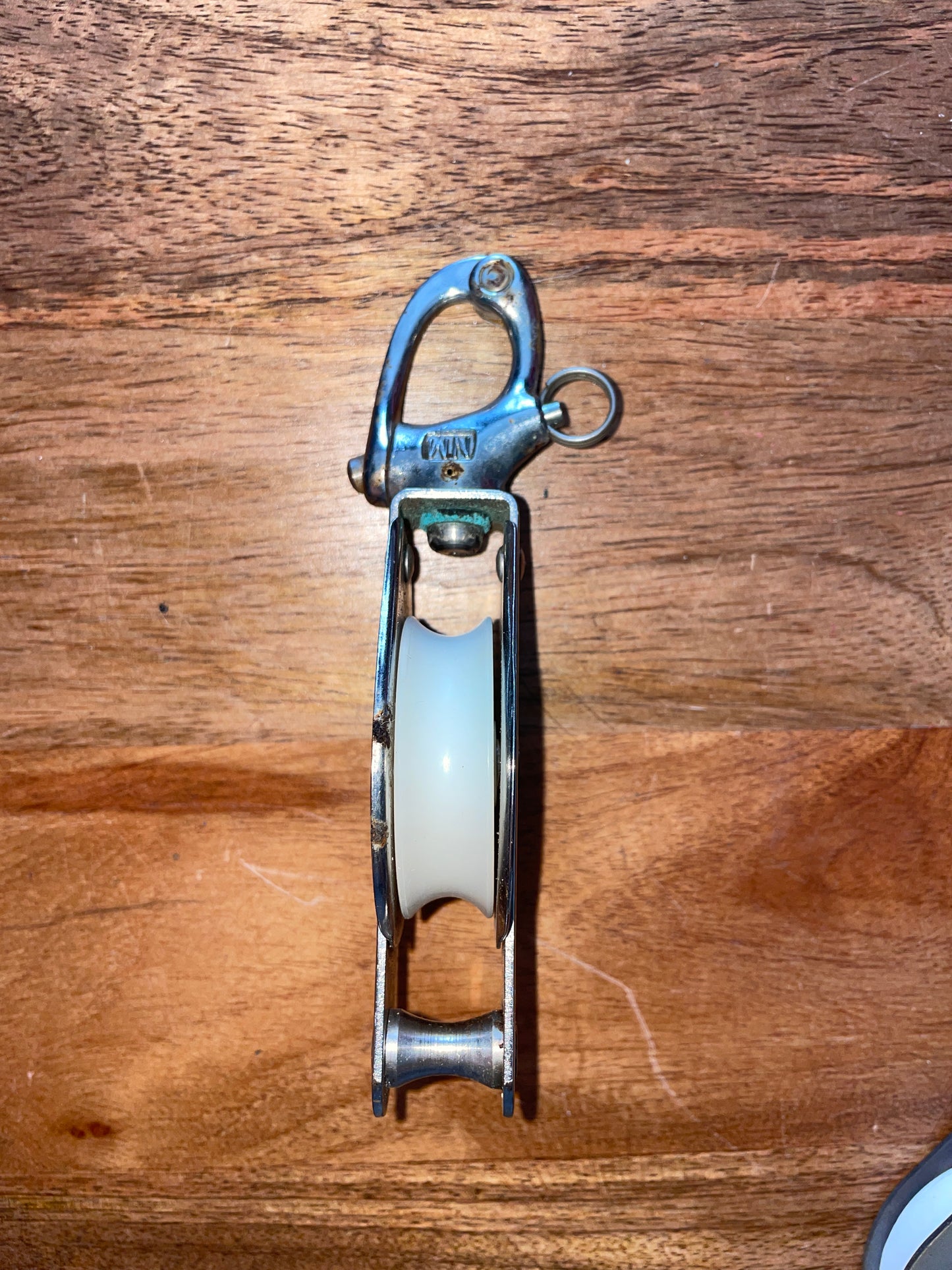 Fico 2 1/8” Single Block With Beckett & Nicro Marine Shackle - 7/16” Line