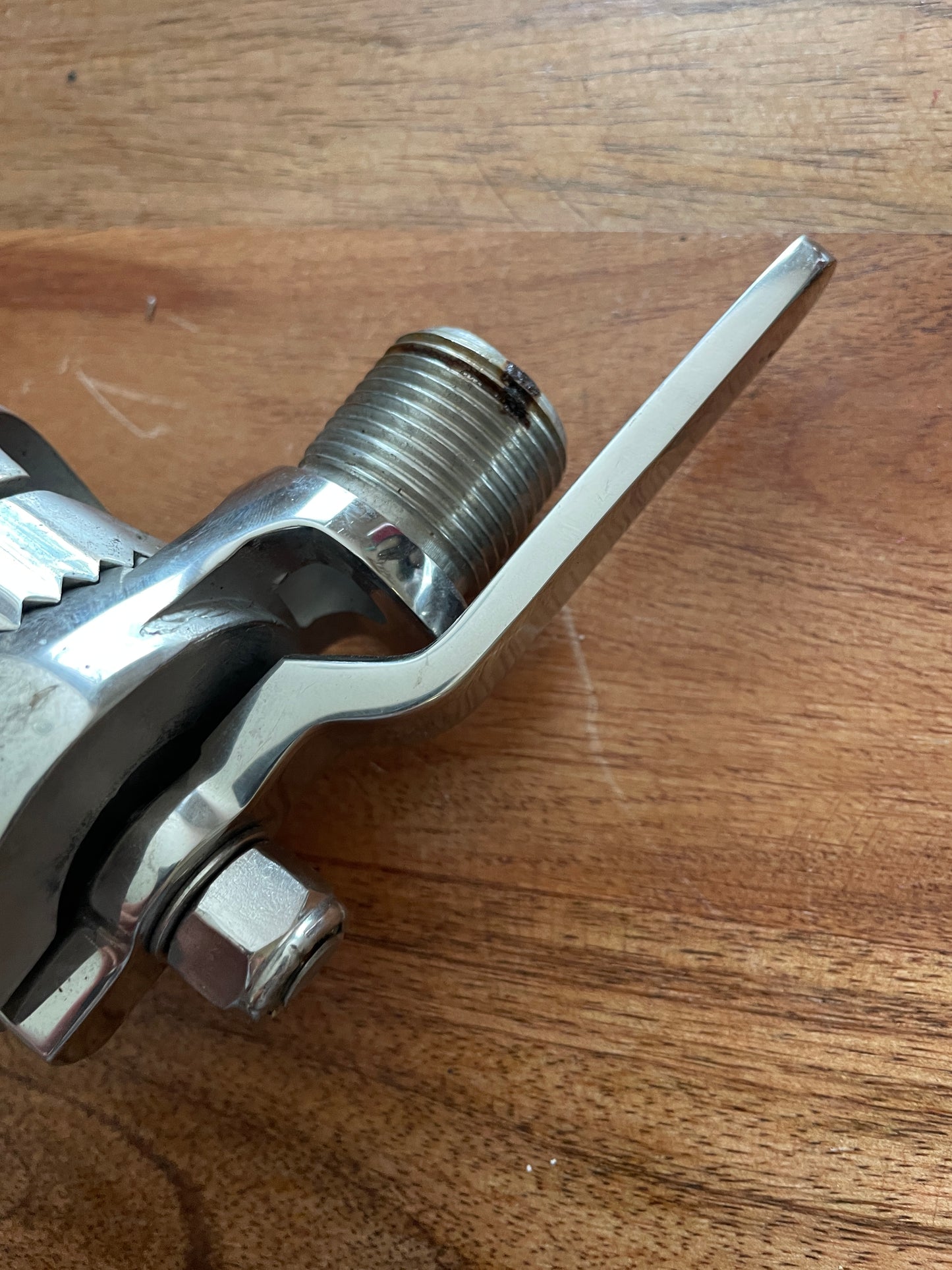 Stainless Steel Antenna Mount For 7/8” Railing