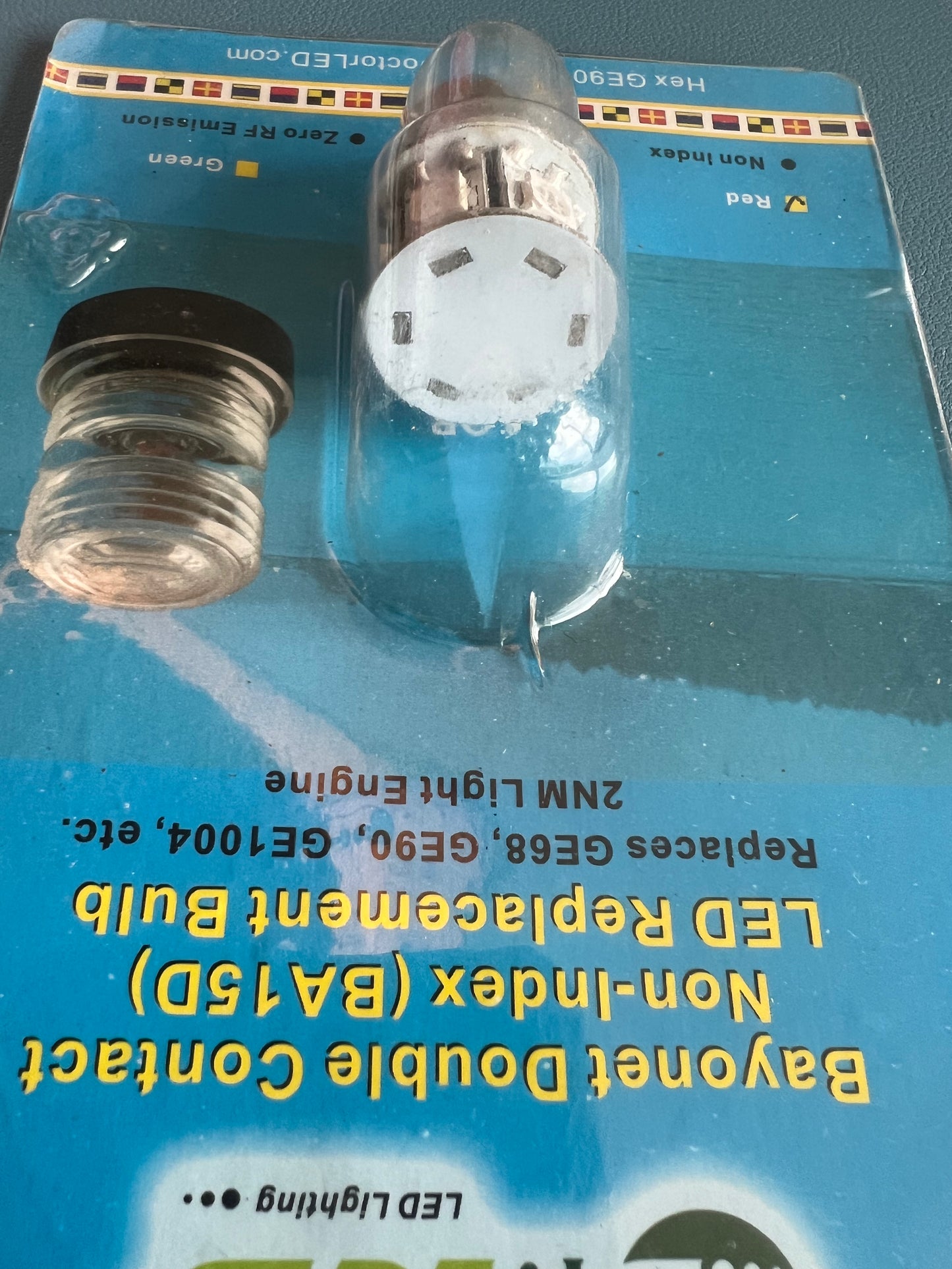 Dr LED Bayonet Double Contact Non Index BA15D LED Replacement Bulb