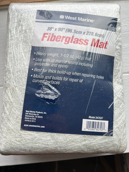 West Marine 38”x90” Heavy Weight Fiberglass Mat