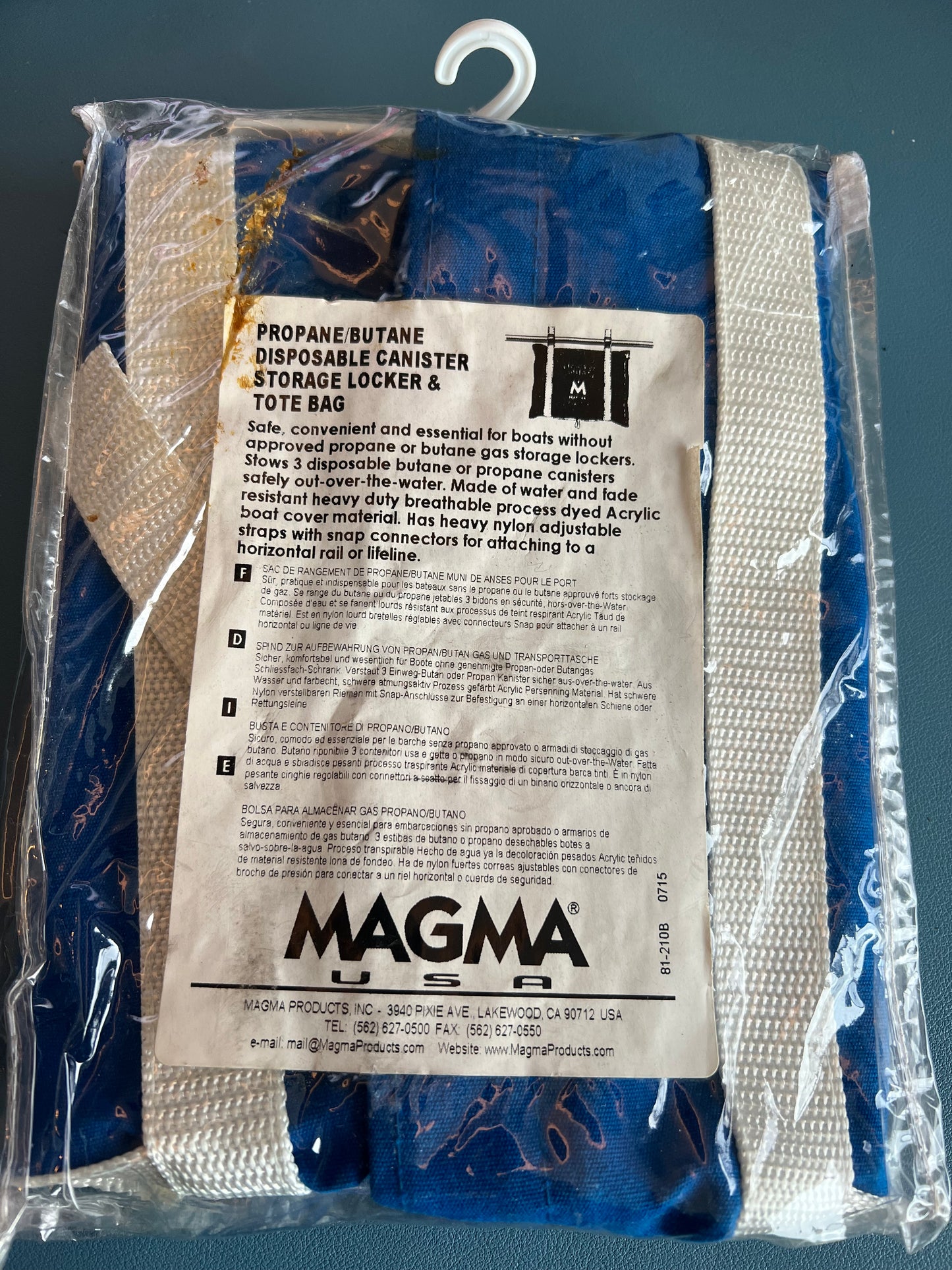 Magma Propane /Butane Canister Storage Locker/Tote Bag