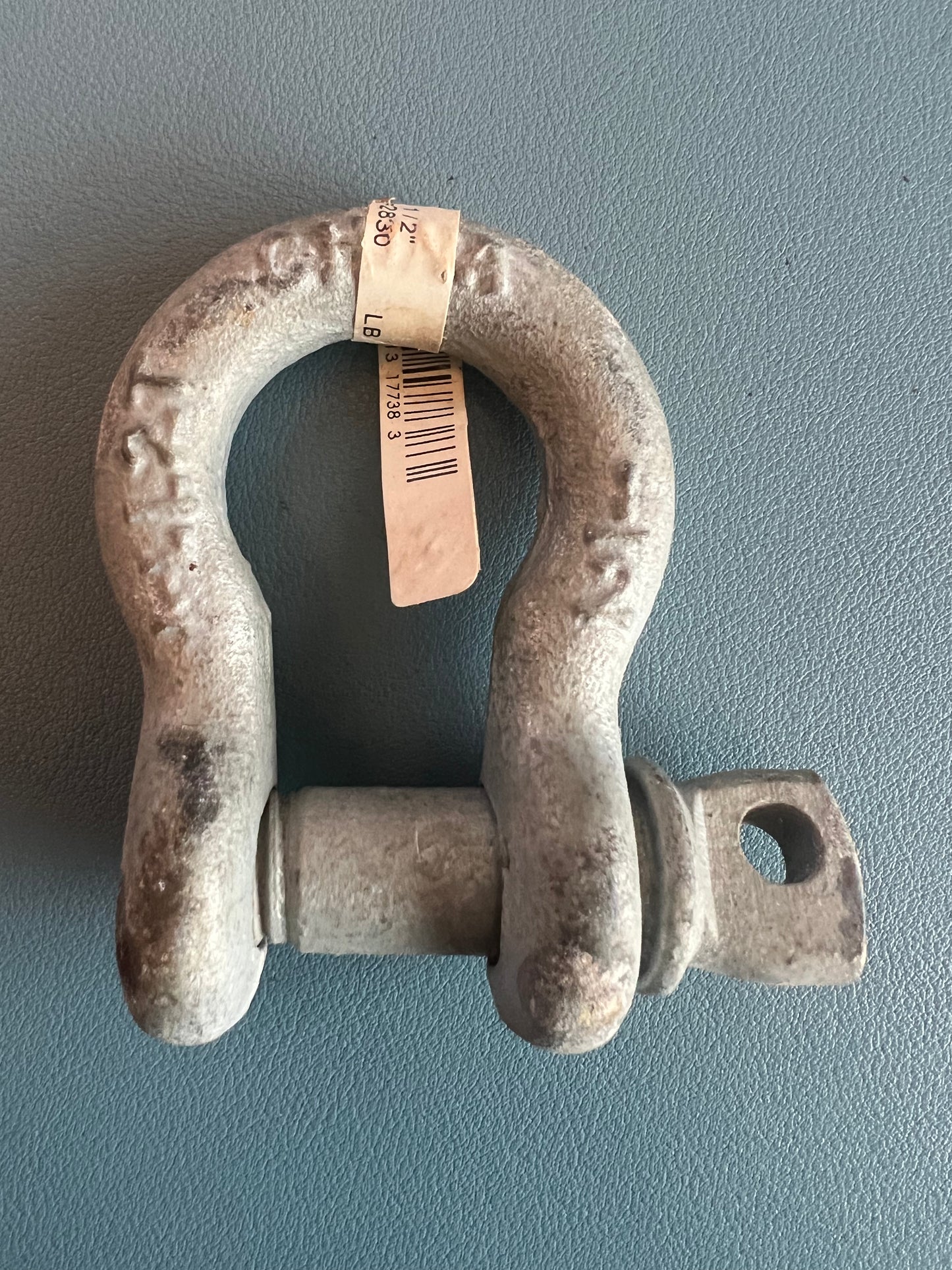 5/8" Anchor Shackle, Screw Pin, Hot Galvanized