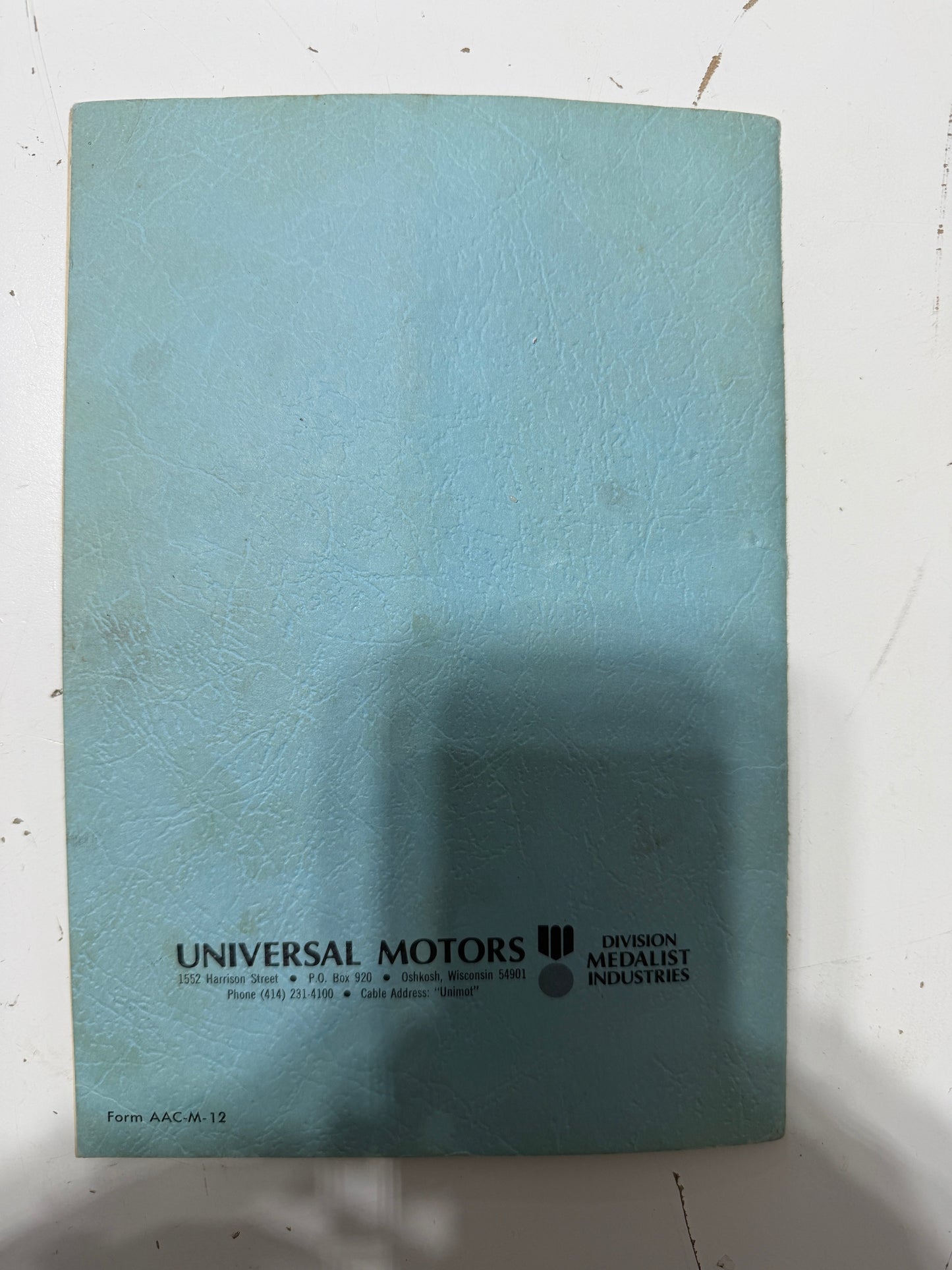 Atomic Four Suggestions Manual